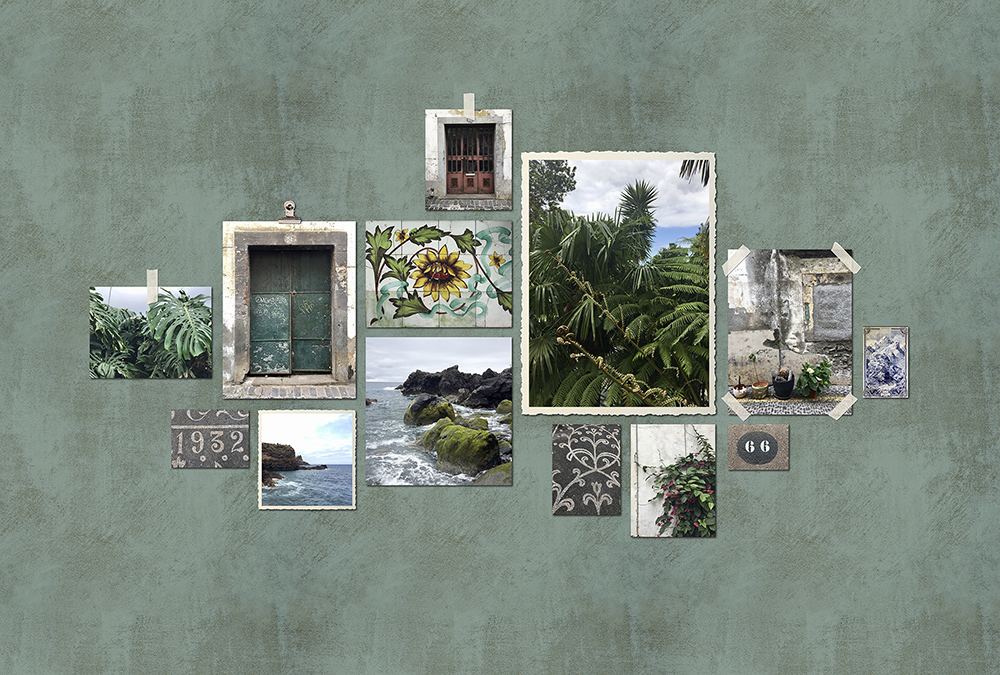 Papier peint panoramique Mur souvenirs Atlantic spirit 2 - Référence DD114012 - Intissé 200g/m2 - Standard 400 x 270