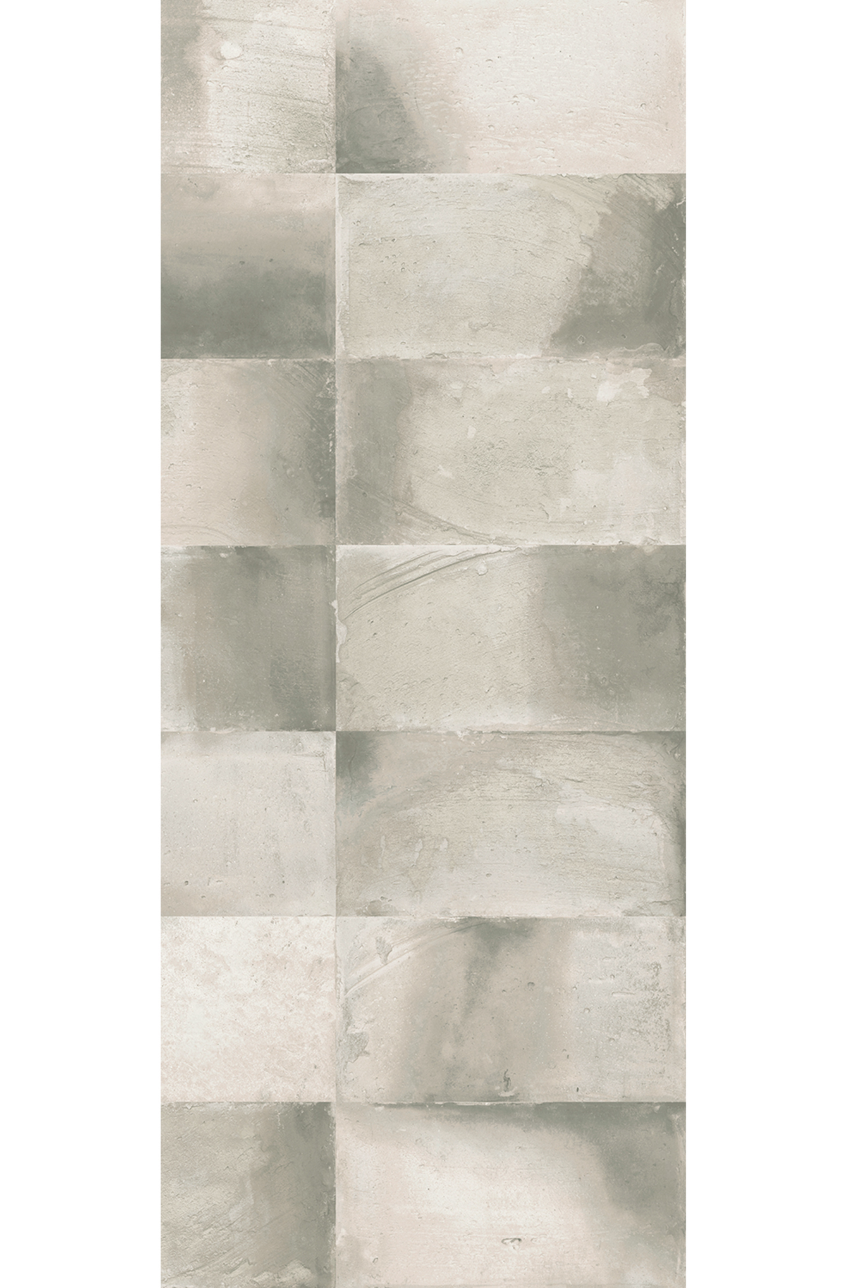 Papier peint panoramique Carrelage Travertin Teo gris clair - D H260 - Wall Designs IV de Masureel | Réf. MAS-DG4TEO1014-260