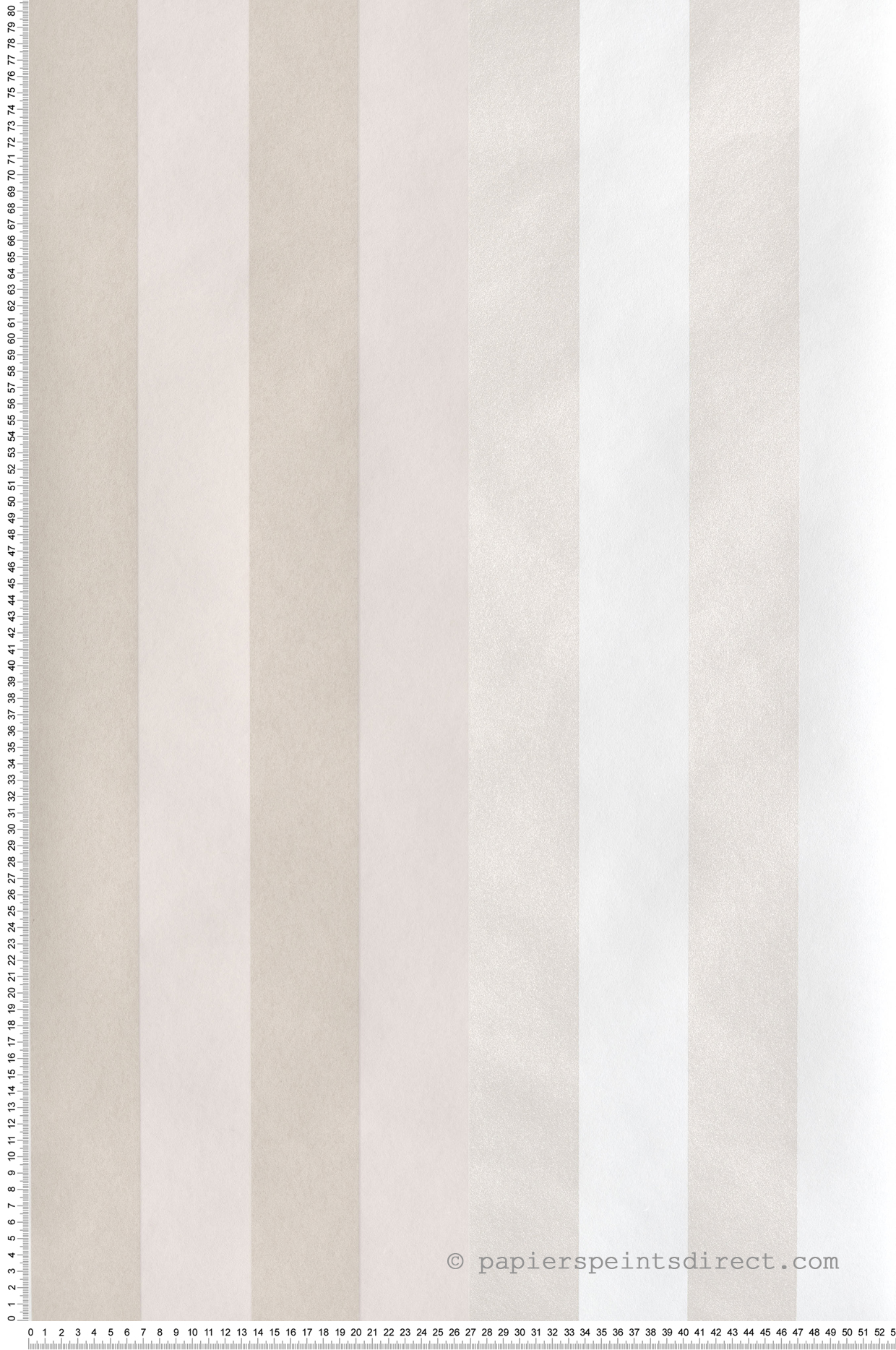 Papier peint Rayure Irisée Infinitus beige nacré - Romance de Masureel | Réf. MAS-ROM501