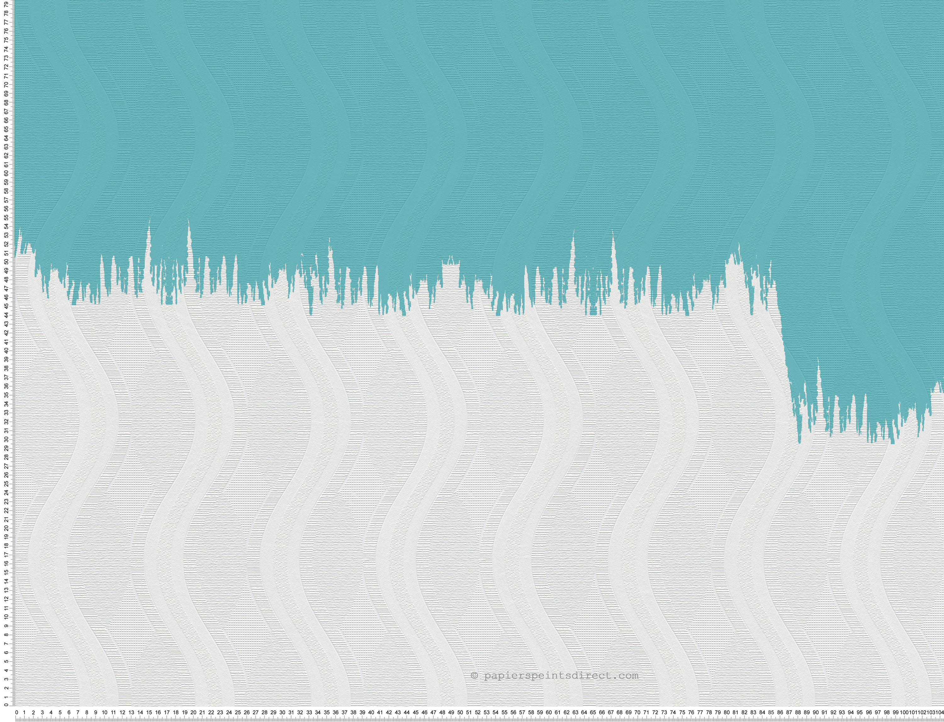 Papier peint à peindre vagues verticales en relief - GO 7 Solutions de Montécolino | Réf. MC-GO241313