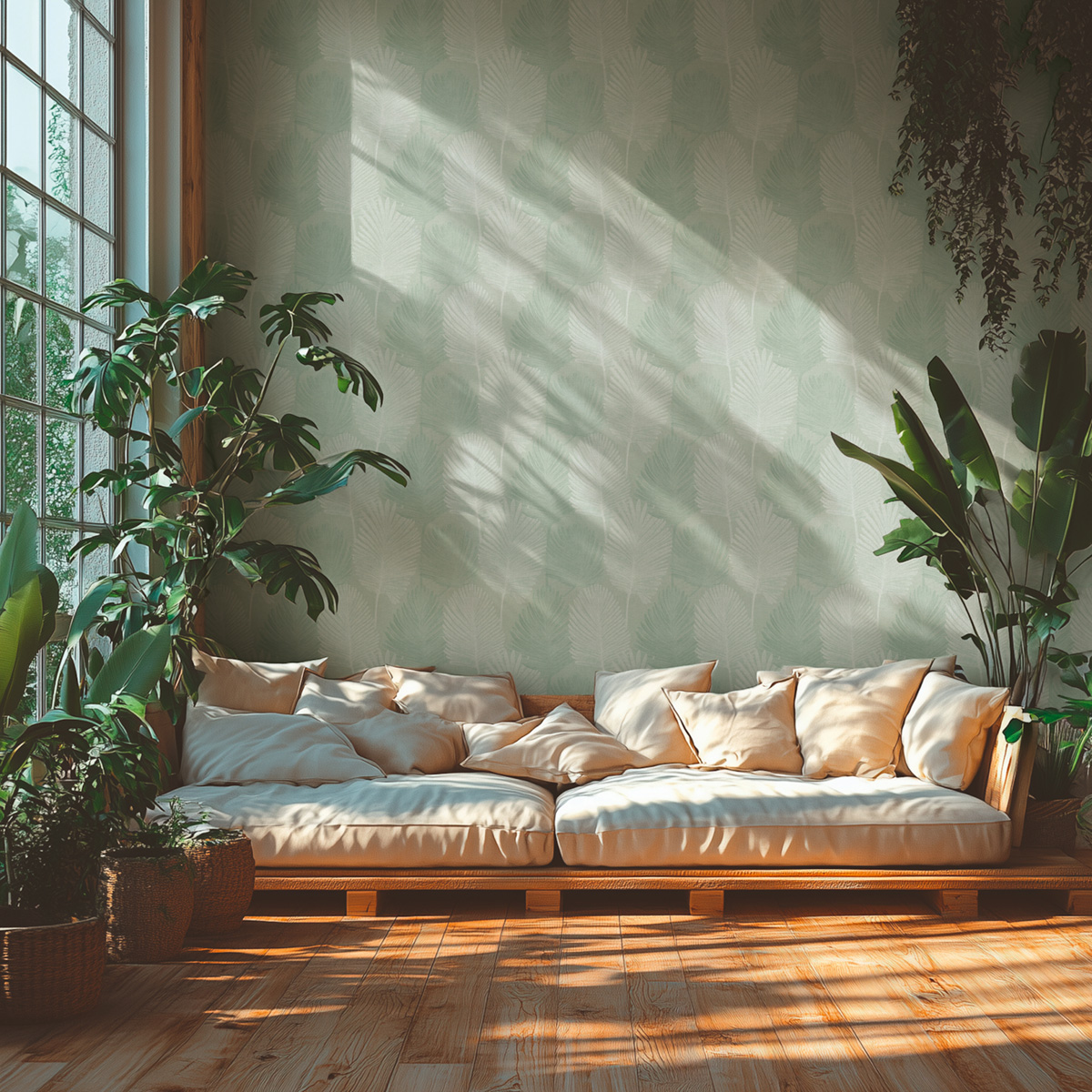 Papier peint Palme Nature céladon - Metropolitan Stories 4 Hot Spots d'A.S. Création | Réf. AS-786734