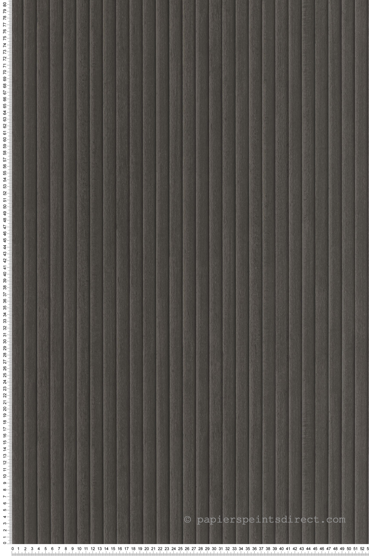 Papier peint Lames Verticales Boisea anthracite - Woodline de Casélio | Réf. WOD106849089