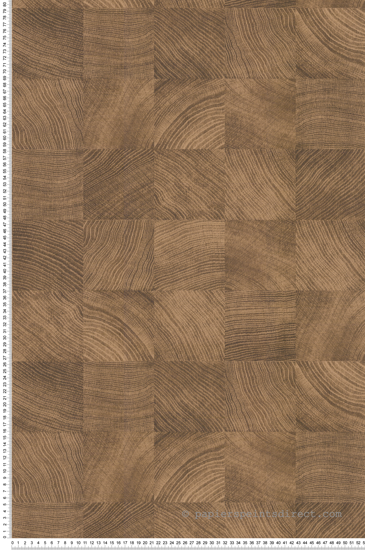 Papier peint Cube de Bois brun - Aroma de Lutèce | Réf. LTC-51252018