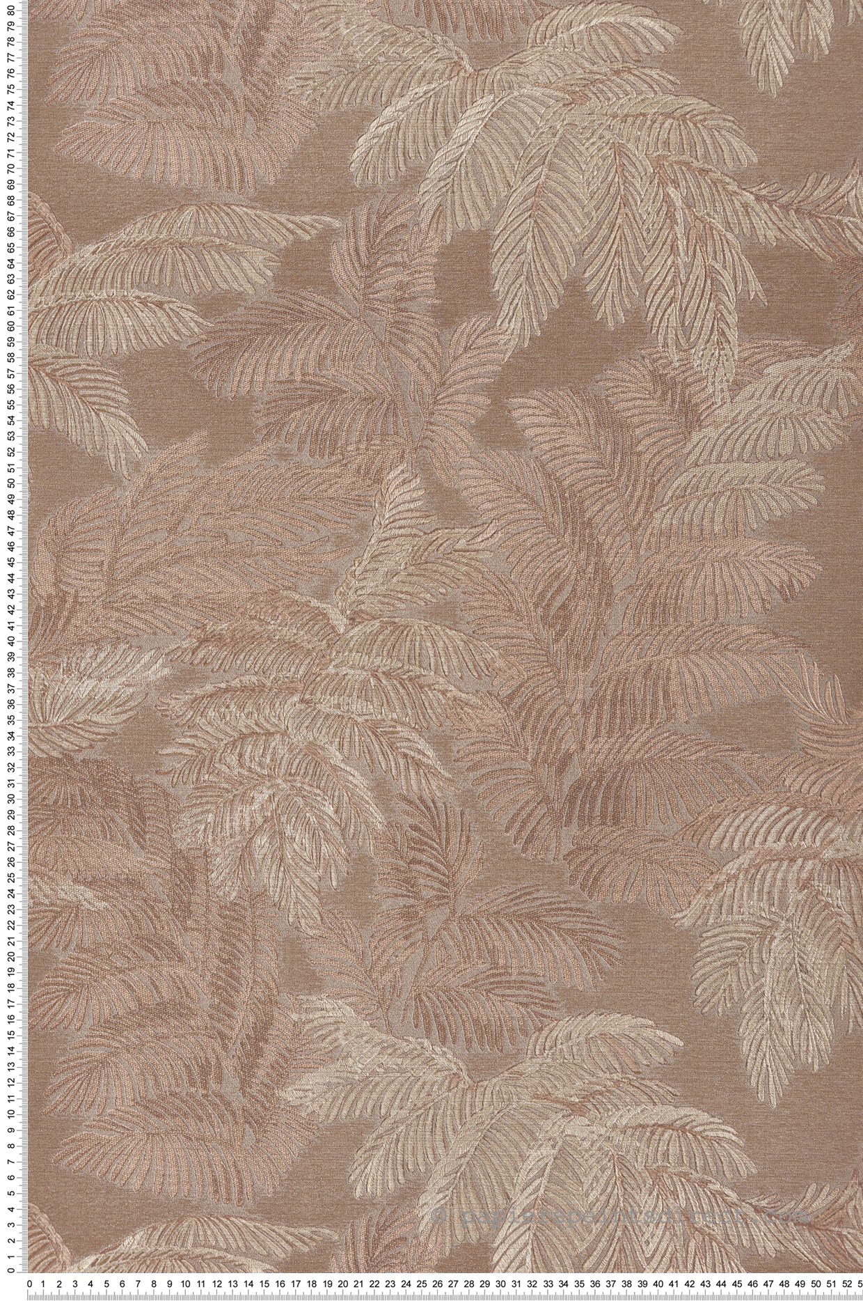 Papier peint Feuillage Vintage vieux rose - Scala de Montecolino | Réf. MC-28818