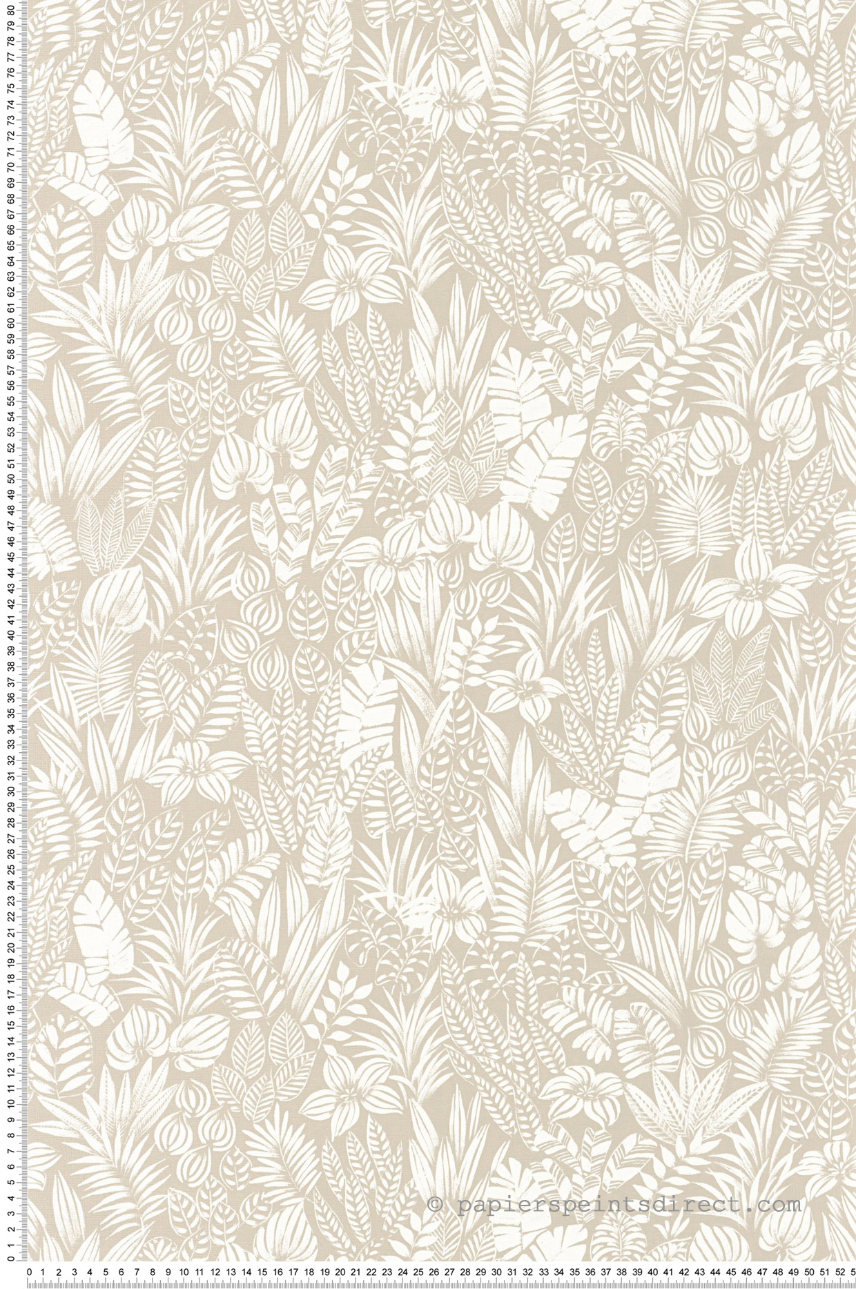Papier peint Jungle Napa Valley beige écru - California de Casadéco | Réf. CALF88821202