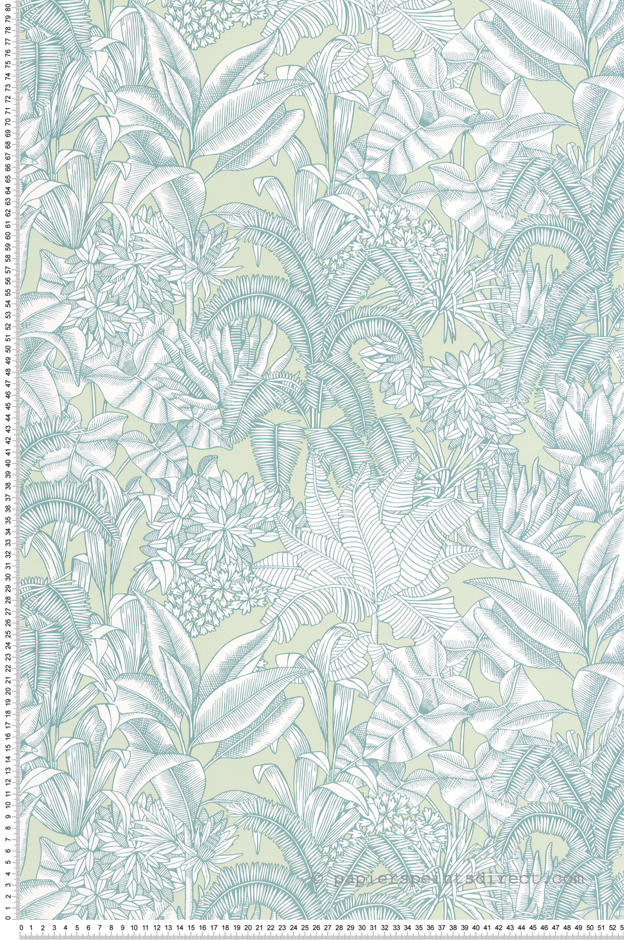 Papier peint Jungle Palmaris vert amande - Blue Shades de Casélio | Réf. BLS107486070