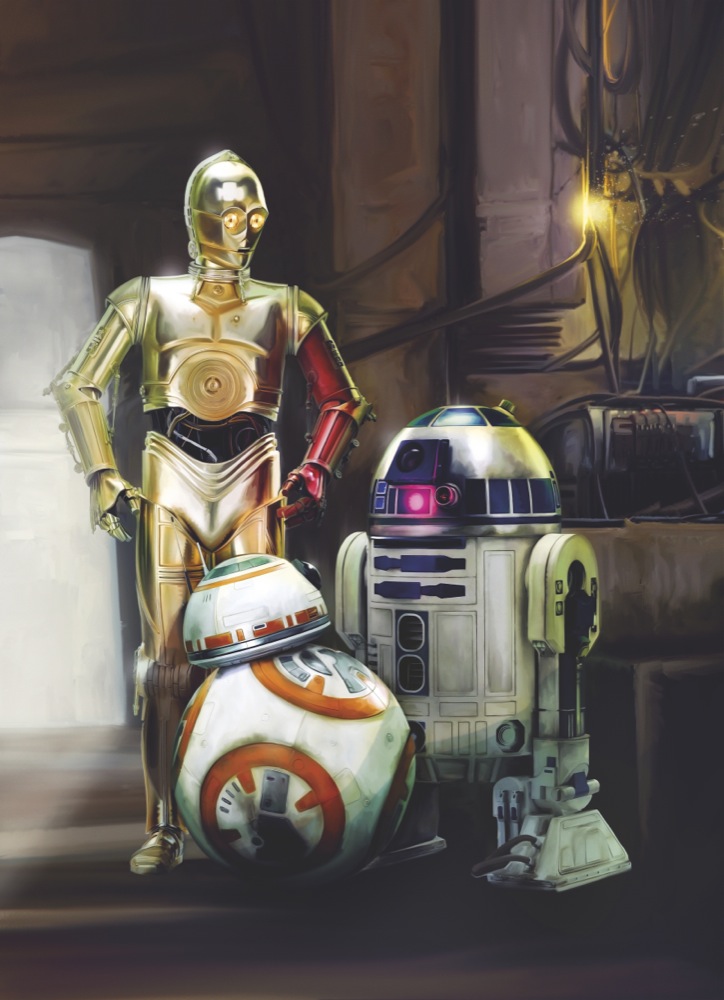Star Wars Three Droids - Panoramique Komar