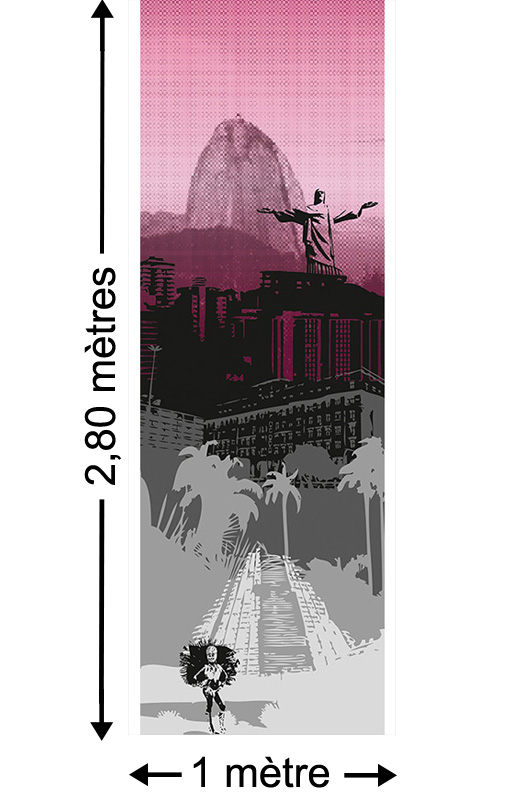 Rio de Janeiro - Papier peint lé unique