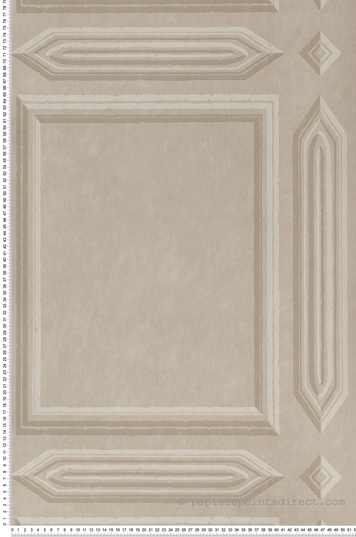 Old Gloucester St. Grège - Papier peint London Wallpapers IV de Little Greene