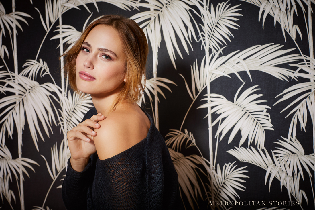 Papier peint Palmes rose noir - Metropolitan Stories d'AS Création AMB 5 | Réf. SP14656