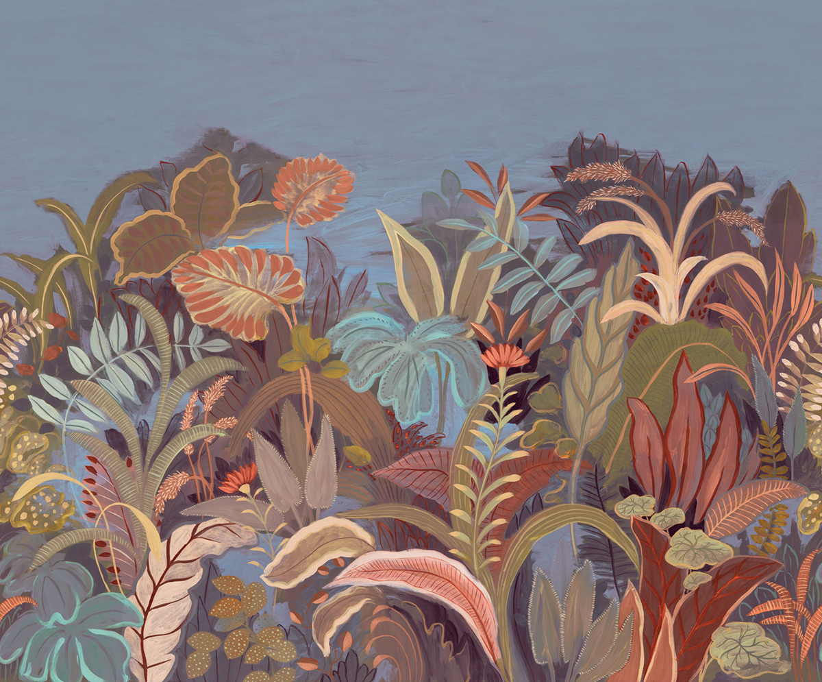 Papier peint panoramique Jungle Brasilia S multicouleurs 300X250 - Rio de Casadéco | Réf. RIOC201856407