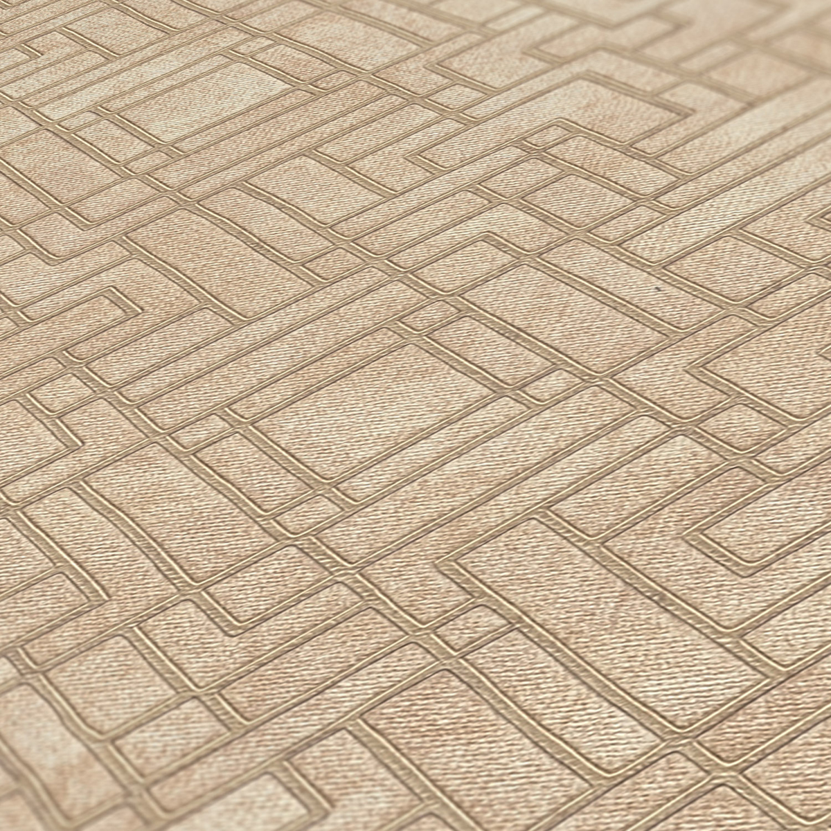 Papier peint Contemporain David beige doré - Metropolitan Stories 3 d'A.S. Création AMB4 | Réf. AS-388283