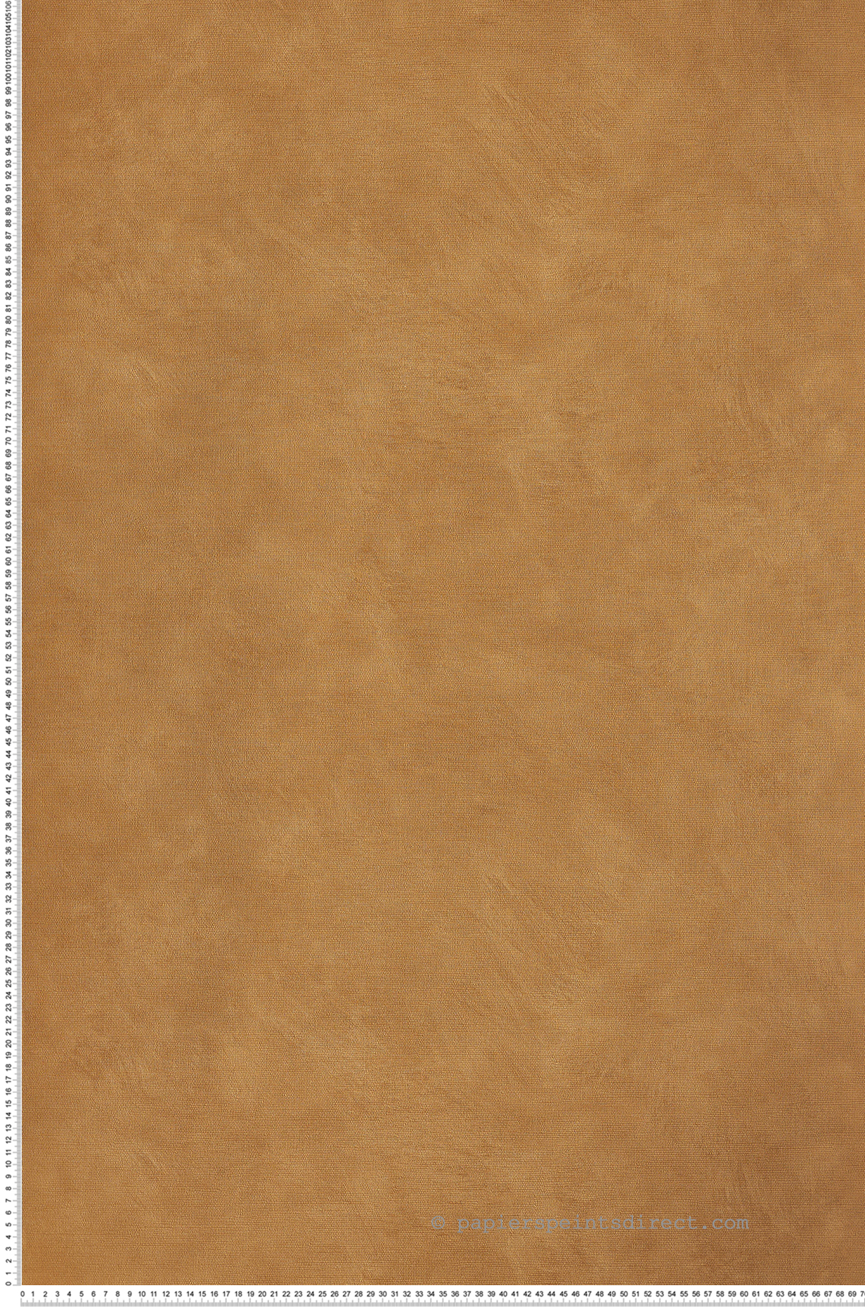 Papier peint Faux Uni Tissage orange miel - L'Atelier de Casamance | Réf. CAS-75492548