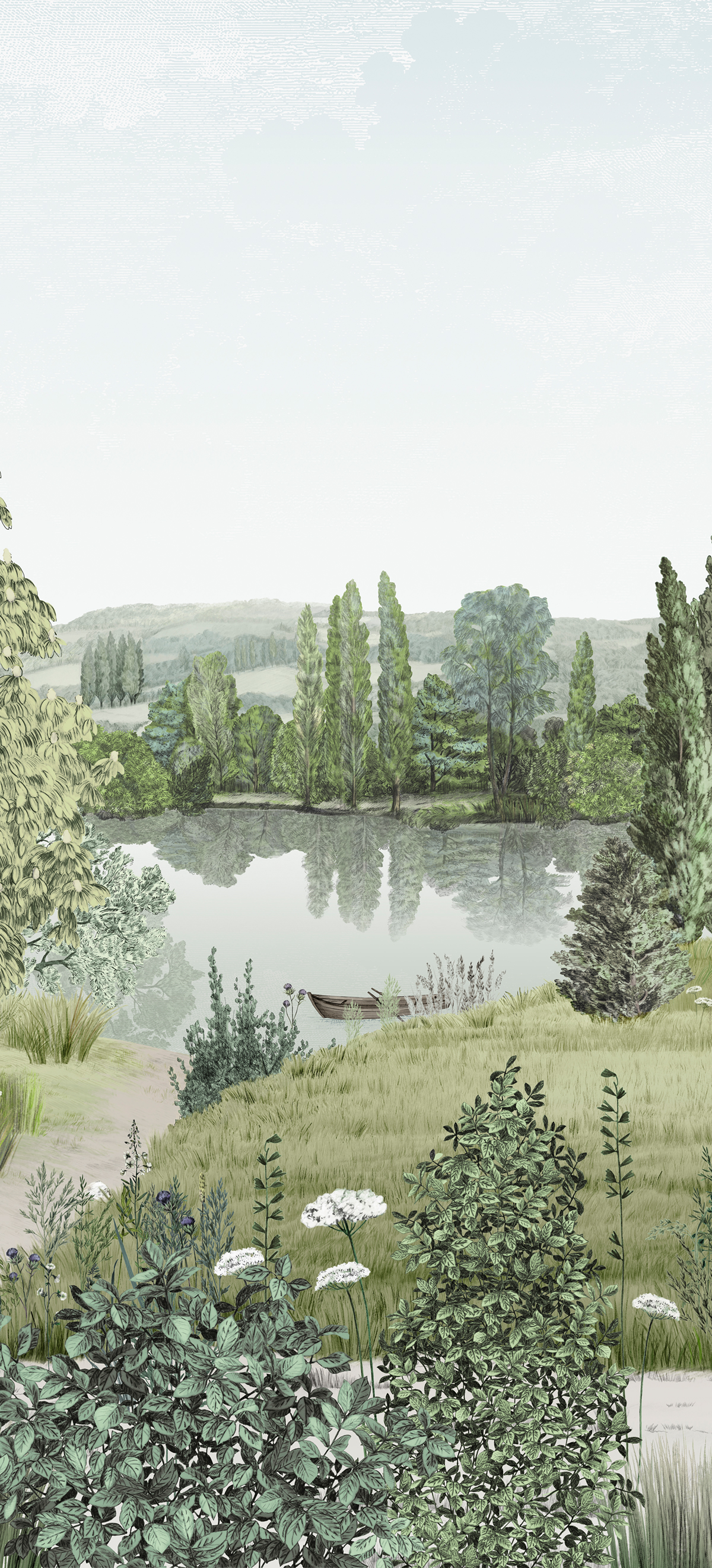 Papier peint panoramique Campagne Naturel A 1/2/3 - Isidore Leroy