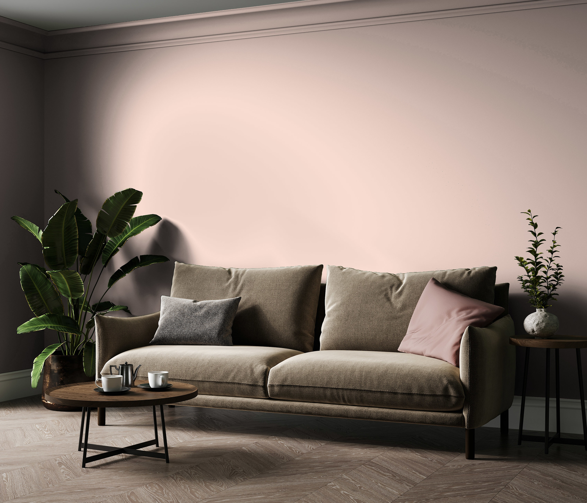 Image d'un pot de 1 litre de peinture Puro rose varied red - c2014