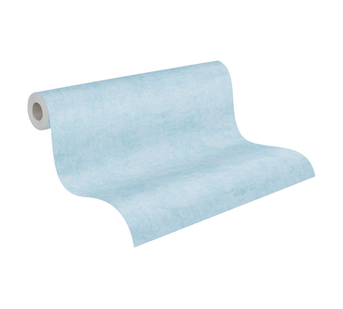 Papier peint Faux Uni Patine bleu dragée - Lilly & Luis d'A.S. Création AMB8 | Réf. AS-771789