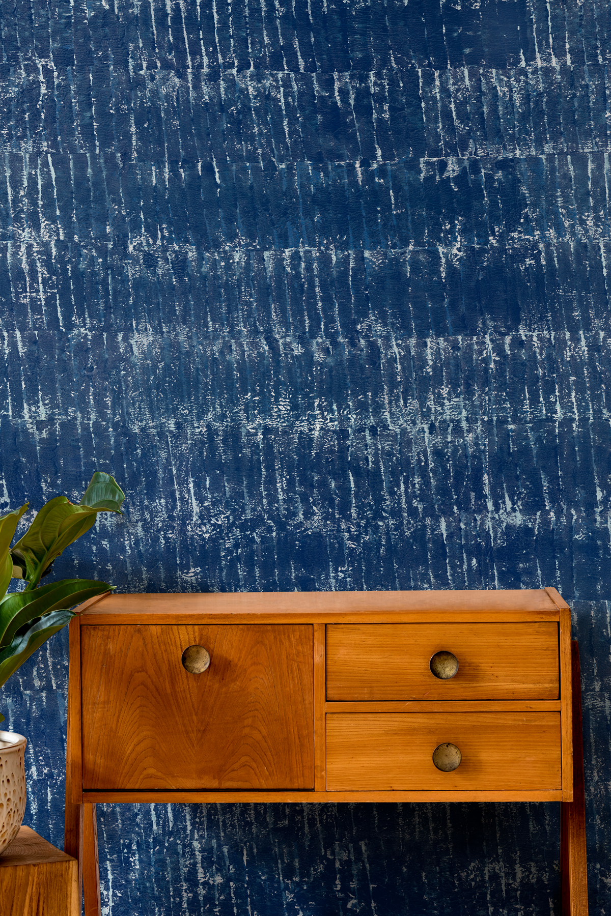 Papier peint panoramique Ecorce Indigo 1/2/3/4 - Isidore Leroy