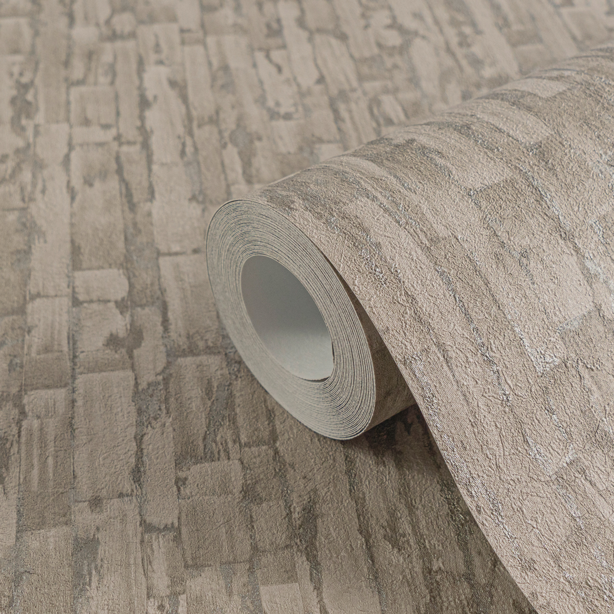 Papier peint Pierre Géométrie Moderne vert de gris - Metropolitan Stories 4 Hot Spots d'A.S. Création AMB5| Réf. AS-786663