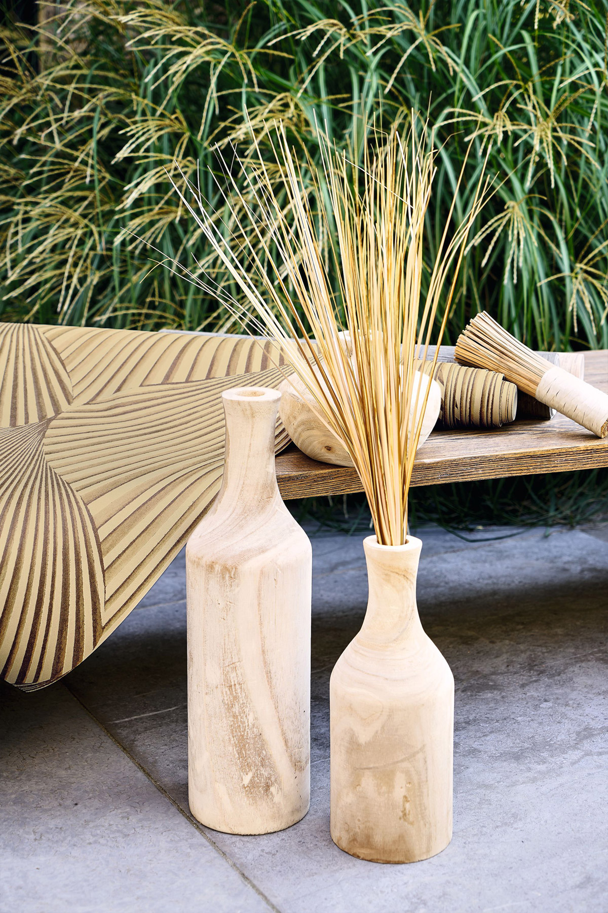 Papier peint Feuille Coquillage Semiramis mordoré - Babylone de Casadéco AMB3| Réf. BBLN89762207