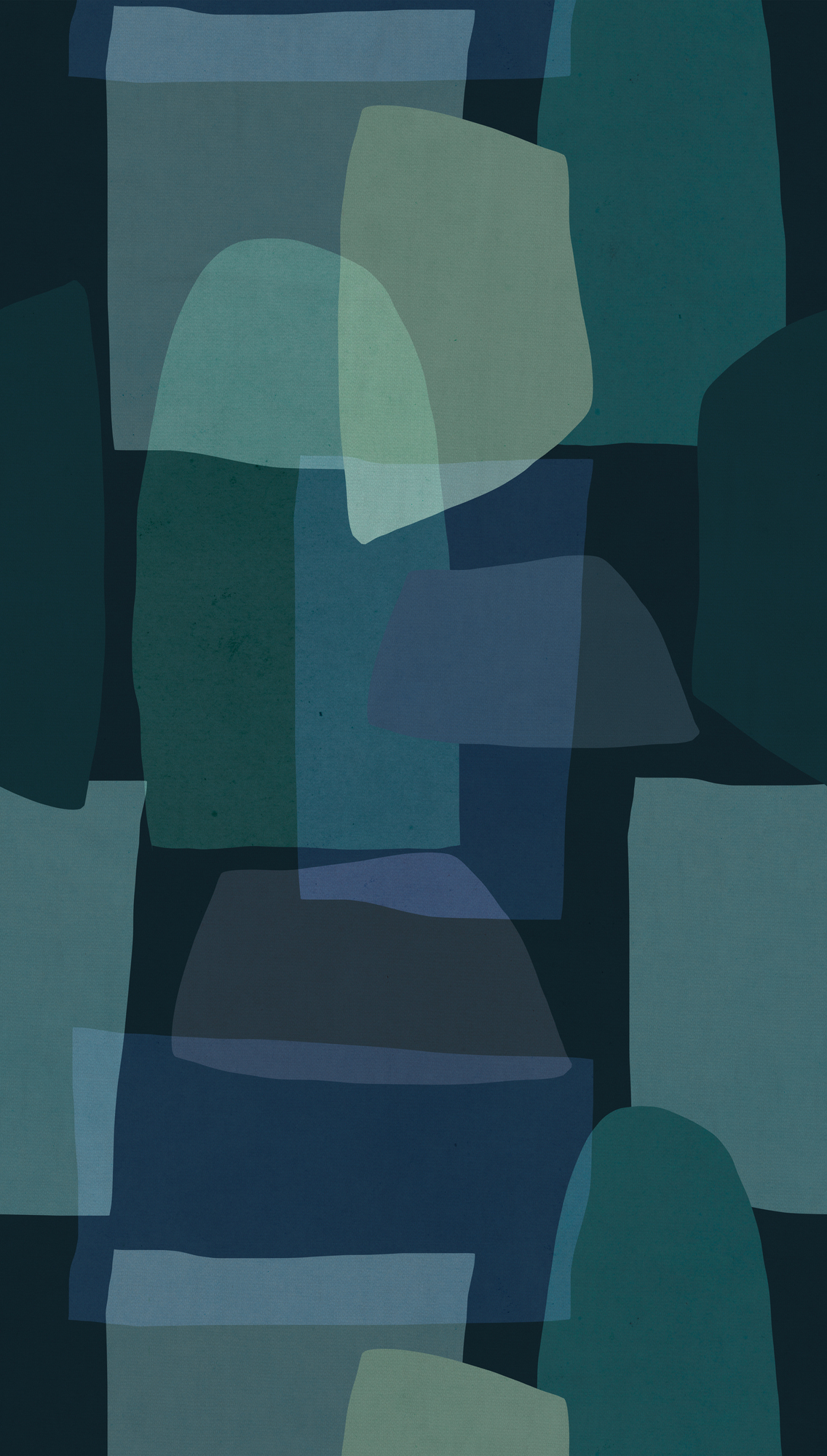 Papier peint panoramique Géométrique Forme bleu - Anna D'Andrea d'A.S. Création | Réf. 782061