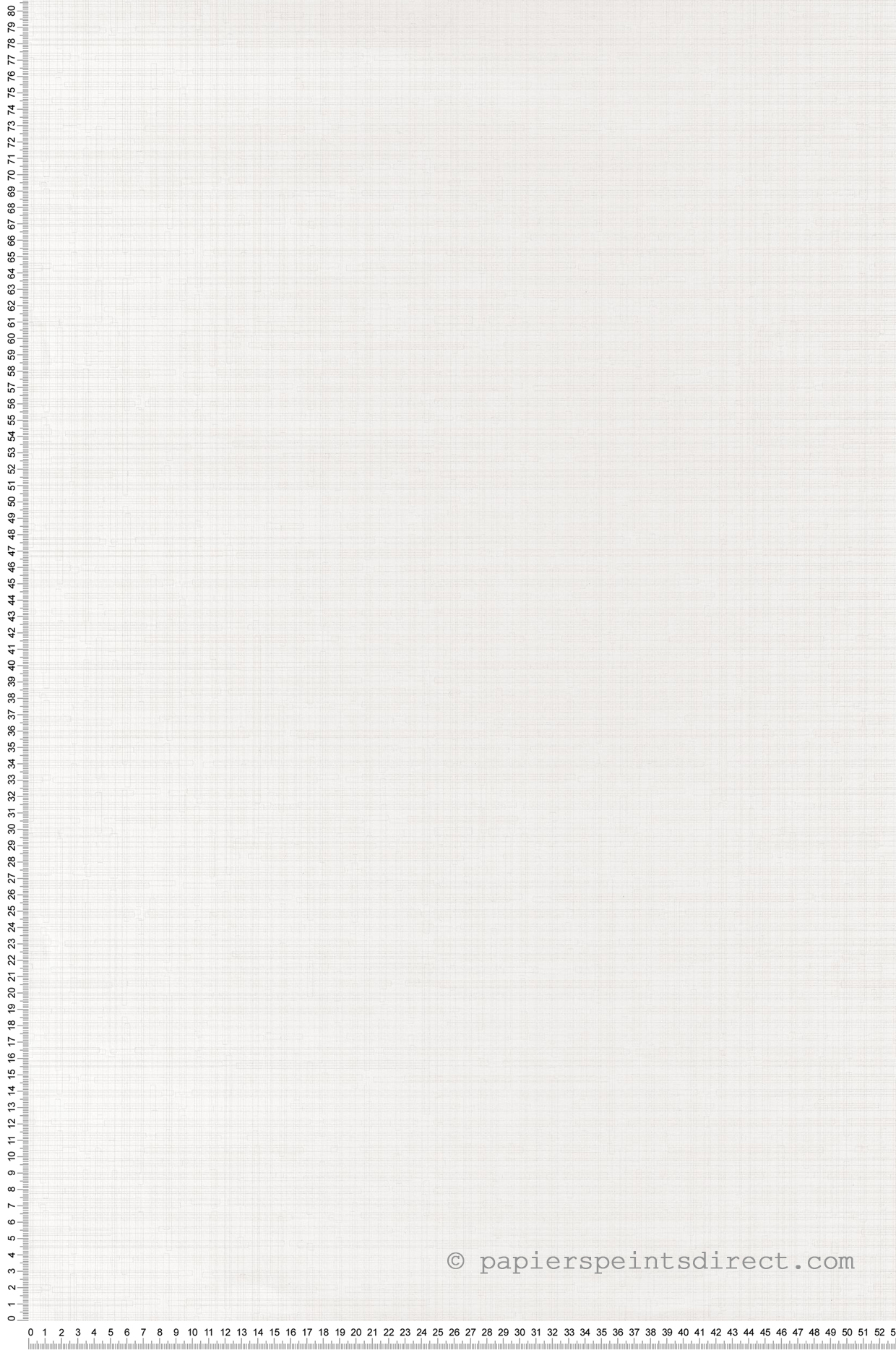 Papier peint faux uni Segment blanc - Vision de Casadéco | Réf. VISI83740101