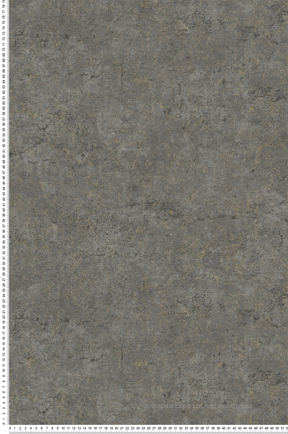 Papier peint Faux Uni Effet Pierre Colt anthracite doré - Harry de Lutèce | Réf. LTC-DL26754