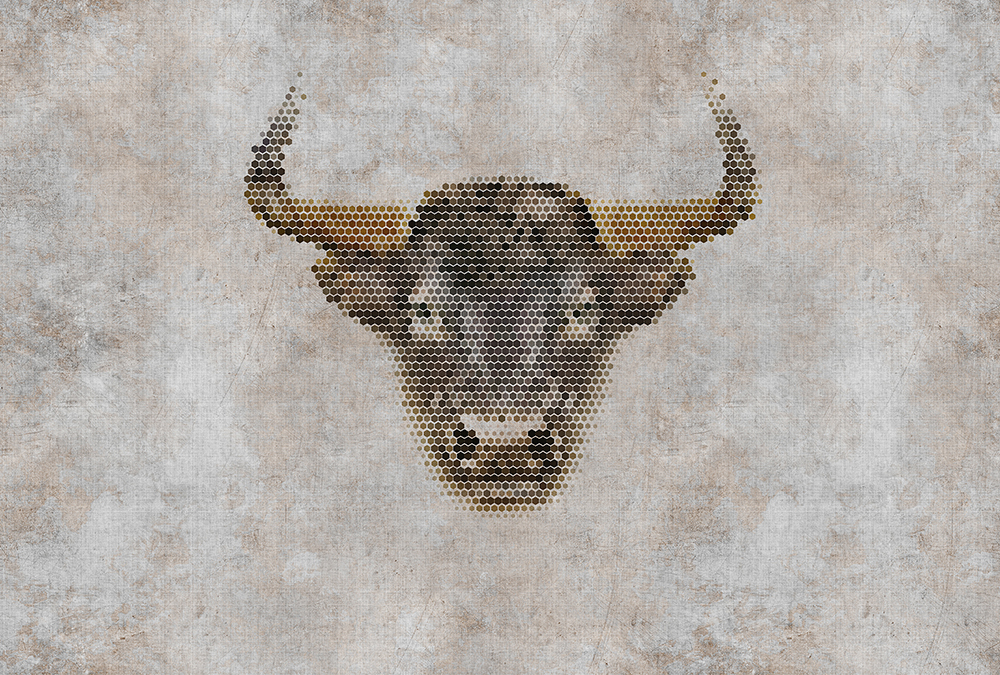 Papier peint panoramique Taureau Big Three 2 - Référence DD113497 - Intissé 200g/m2 - Standard 400 x 270