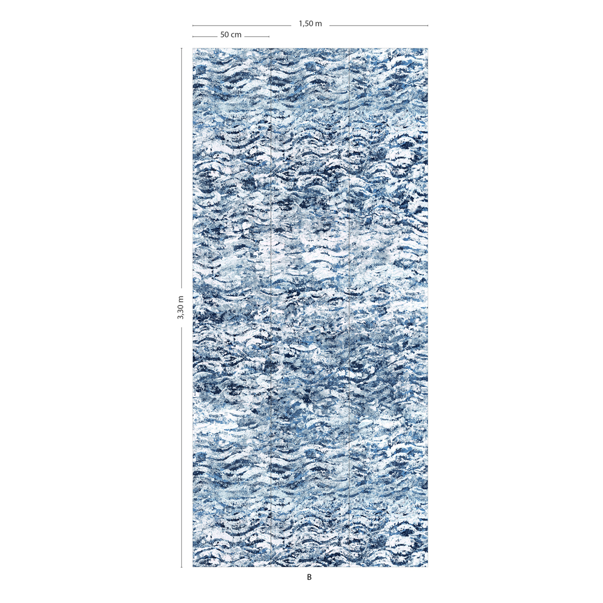 Papier peint panoramique Aqua Atlantique B 4/5/6 - Isidore Leroy