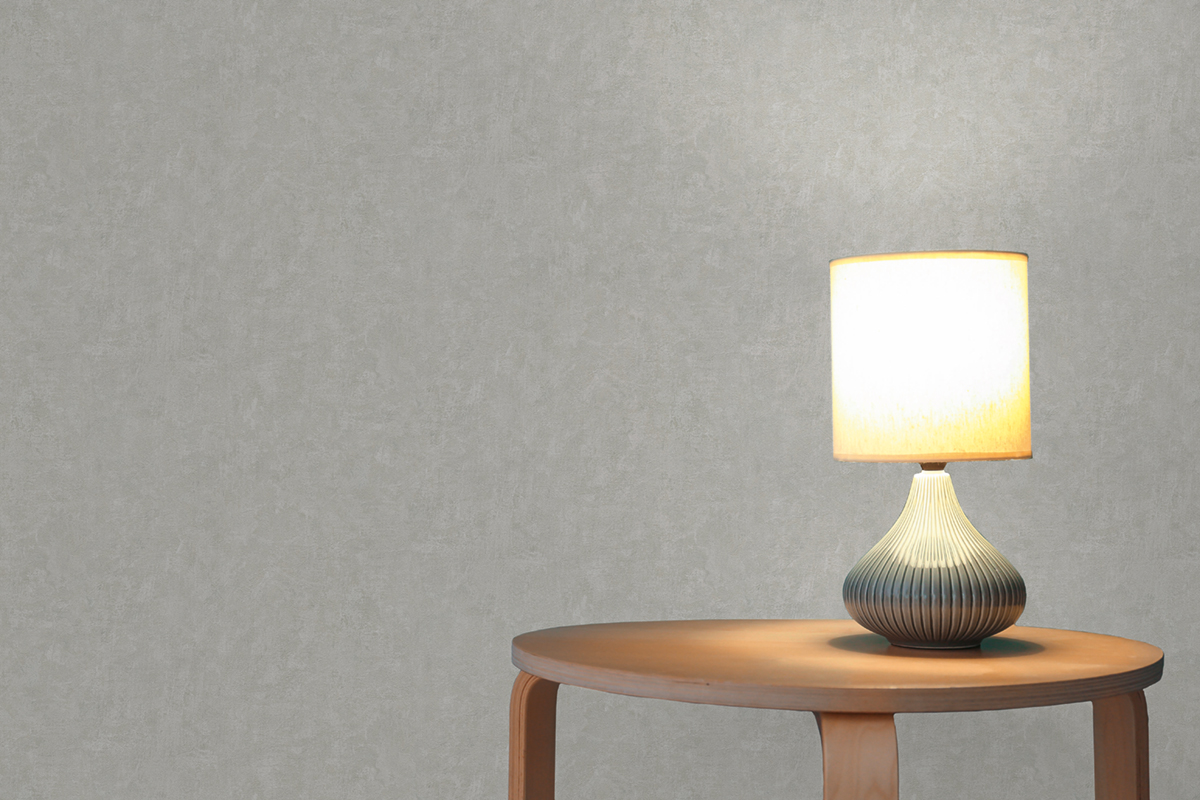 Papier peint Uni Sumatra gris clair - Natural Living d'A.S. Création AMB3 | Réf. AS-386393