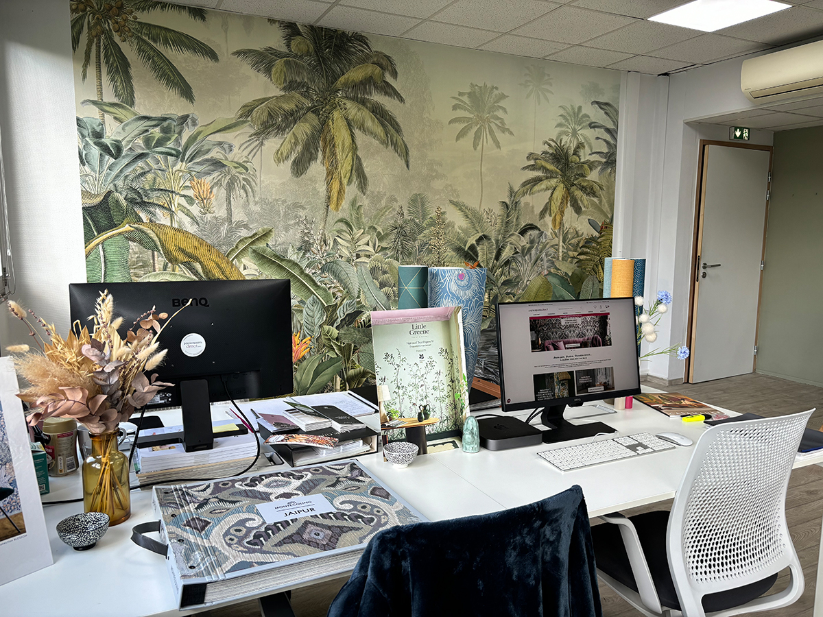 Papier peint panoramique Jungle Palmier Bananier vert AMB2 - Papier peint Komar Into Wonderland