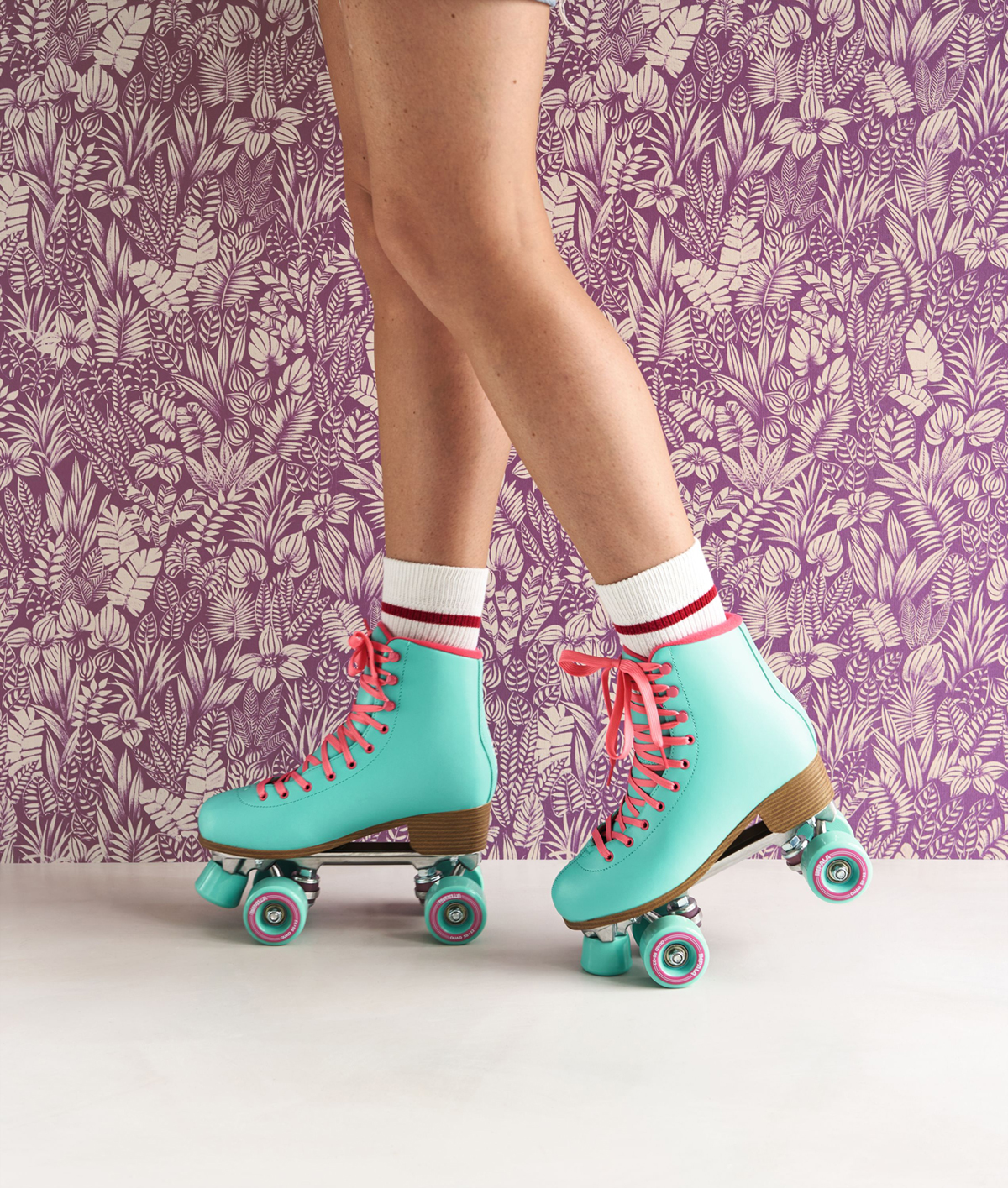 Papier peint Jungle Napa Valley violet écru - California de Casadéco AMB5 | Réf. CALF88825454