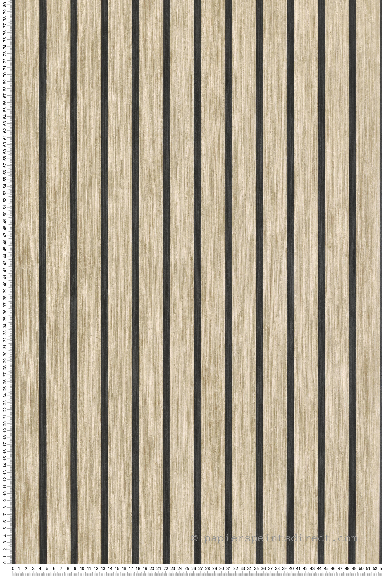 Papier Peint Tasseau Bois Vertical beige - Artifice d'Ugépa | Réf. UGP-M80217