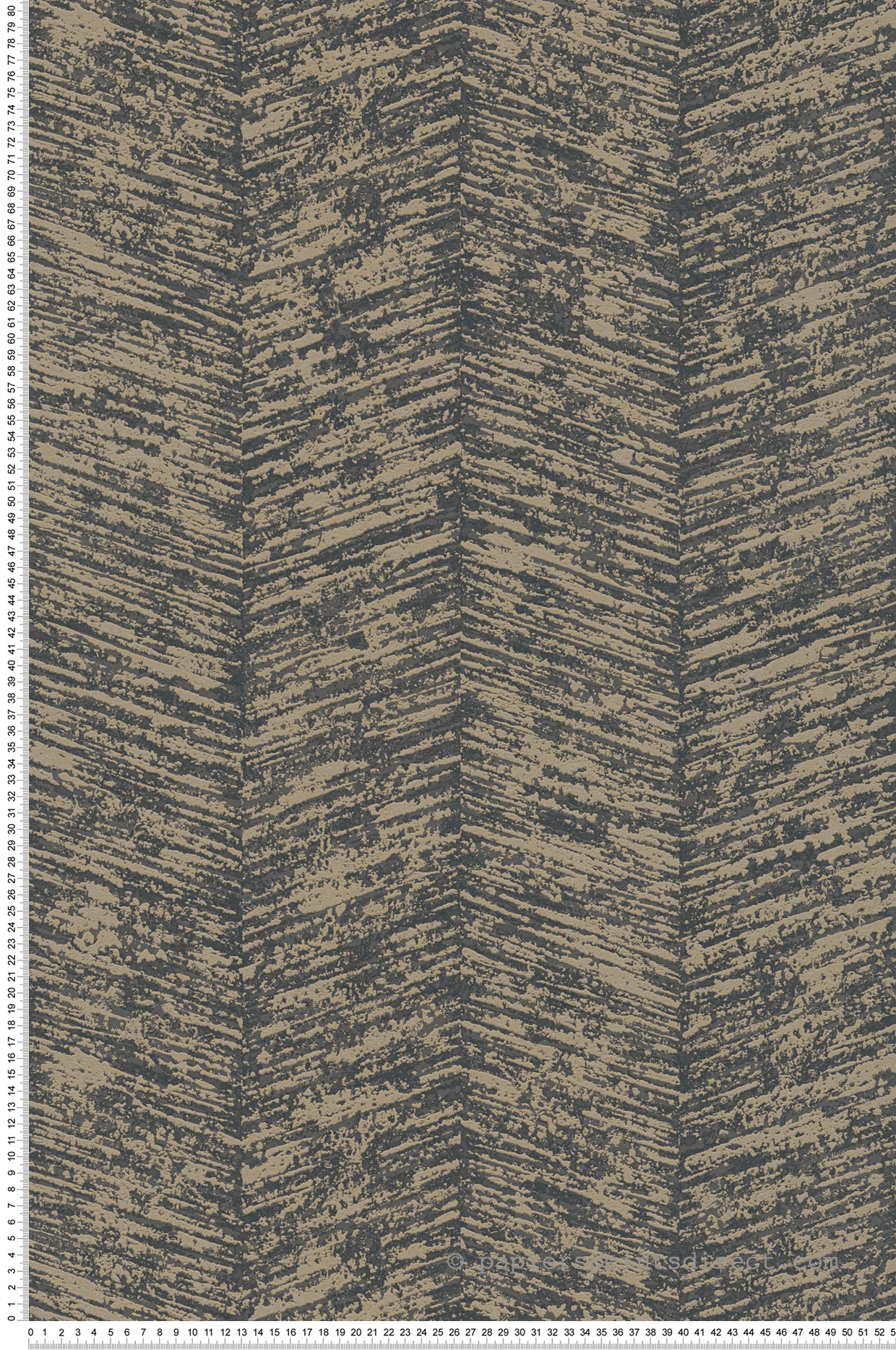 Papier peint Chevron Ethnique gris et argenté - My Home My Spa d'A.S. Création | Réf. SP15868