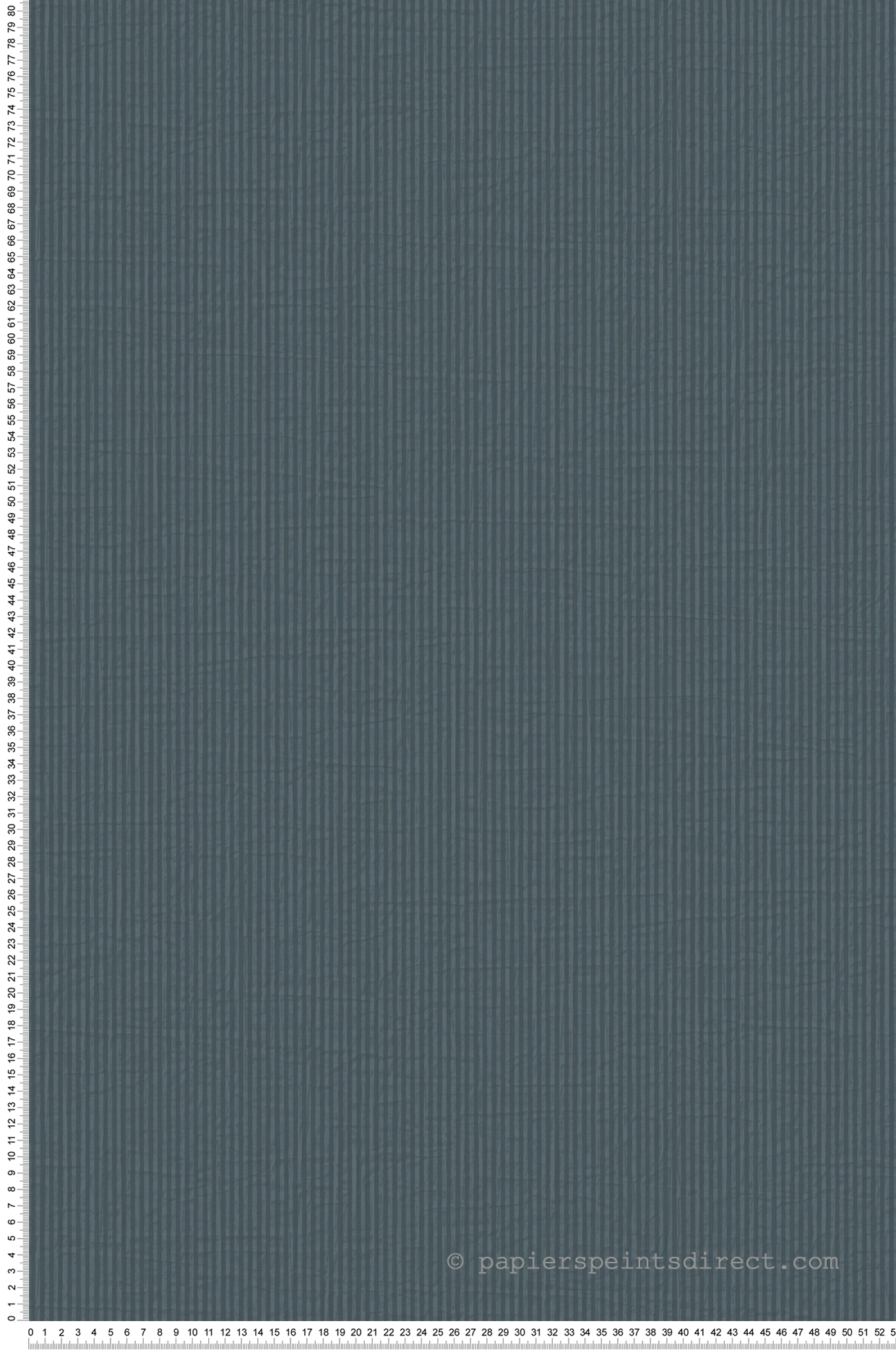 Papier peint Fines Rayures Papier Kraft bleu pétrole - Papercraft de Casadéco | Réf. PAPC89656506