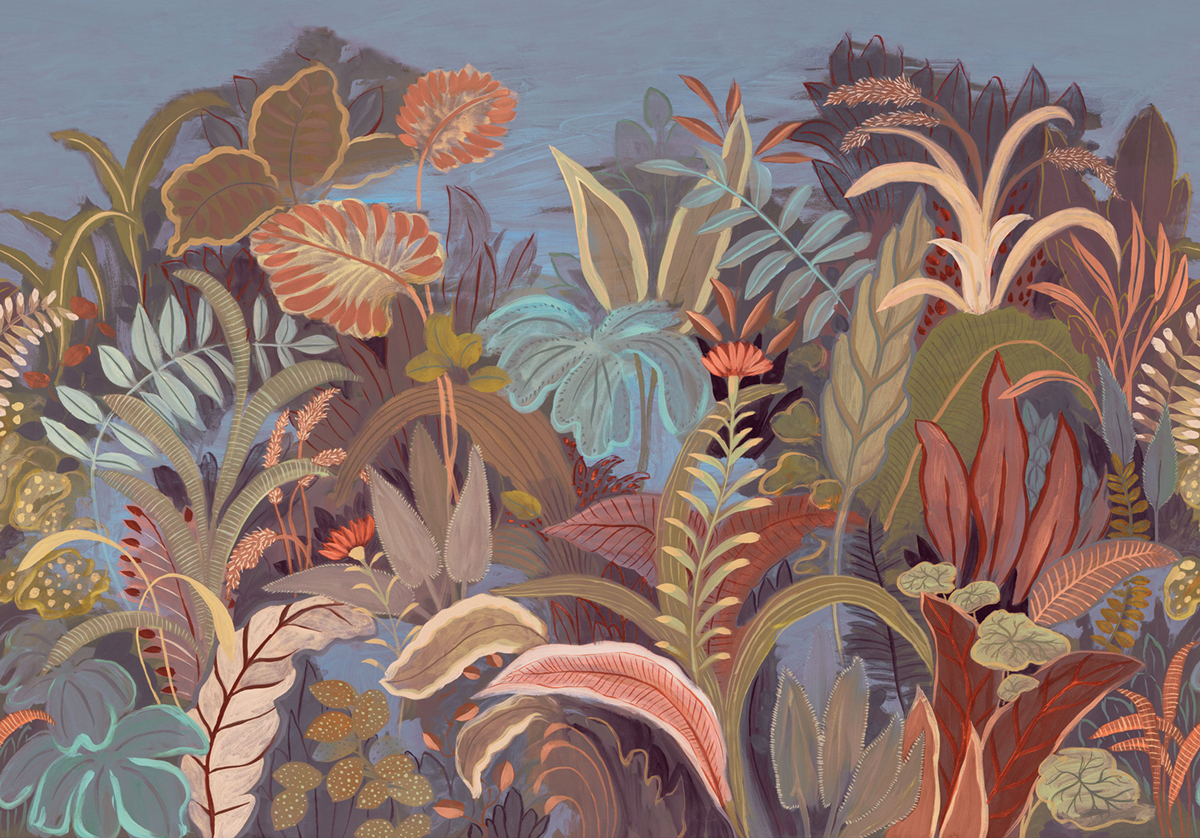 Papier peint panoramique Jungle Brasilia M multicouleurs 400X280 - Rio de Casadéco | Réf. RIOC201856411