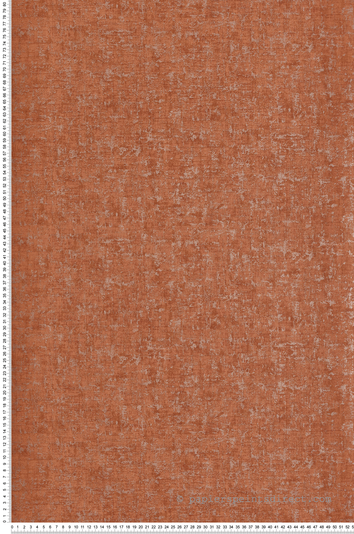 Papier peint Faux Uni Métallisé Jazz orange tangerine - 1930 de Casadéco | Réf. MNCT85753530