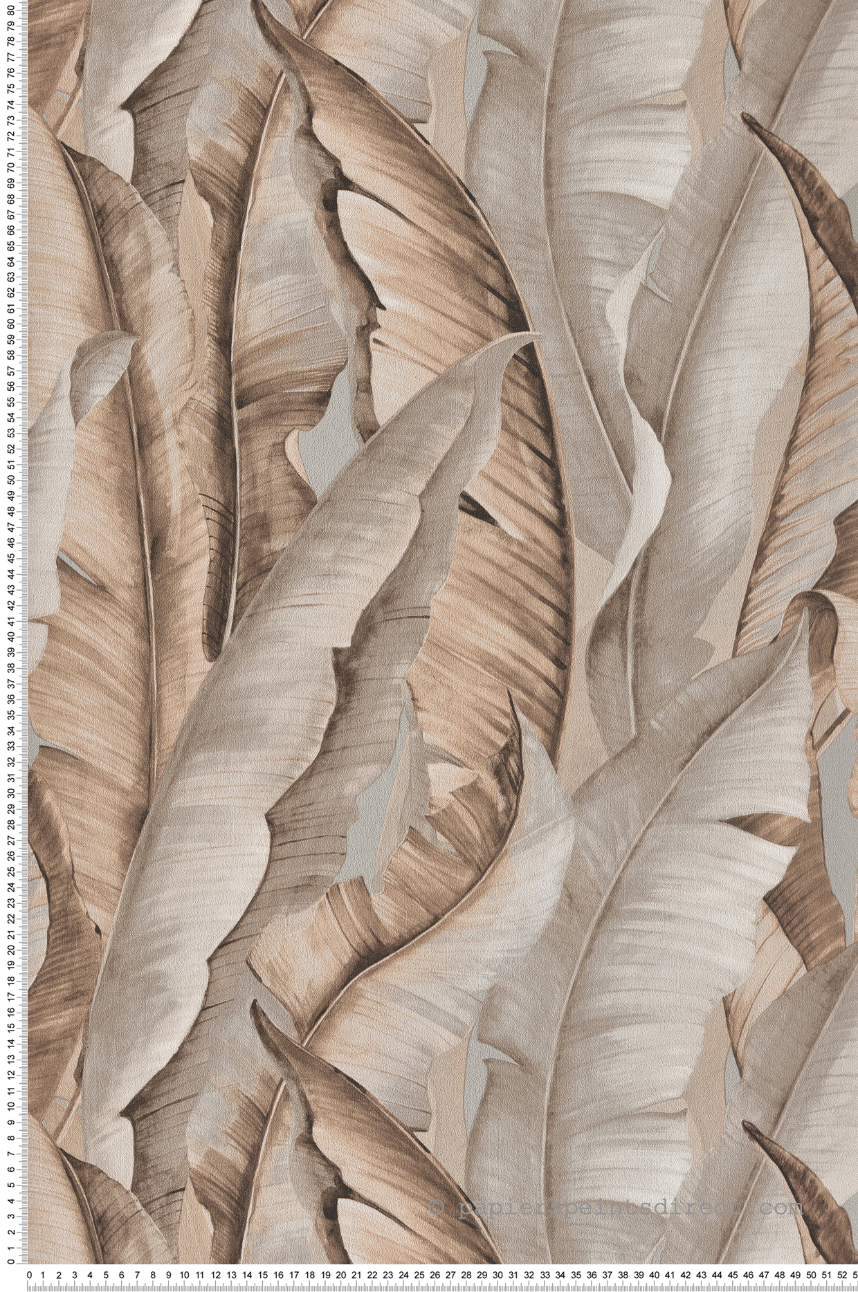 Papier peint Feuille de Bananier beige - Shamal de Montecolino | Réf. MC-NHW1043