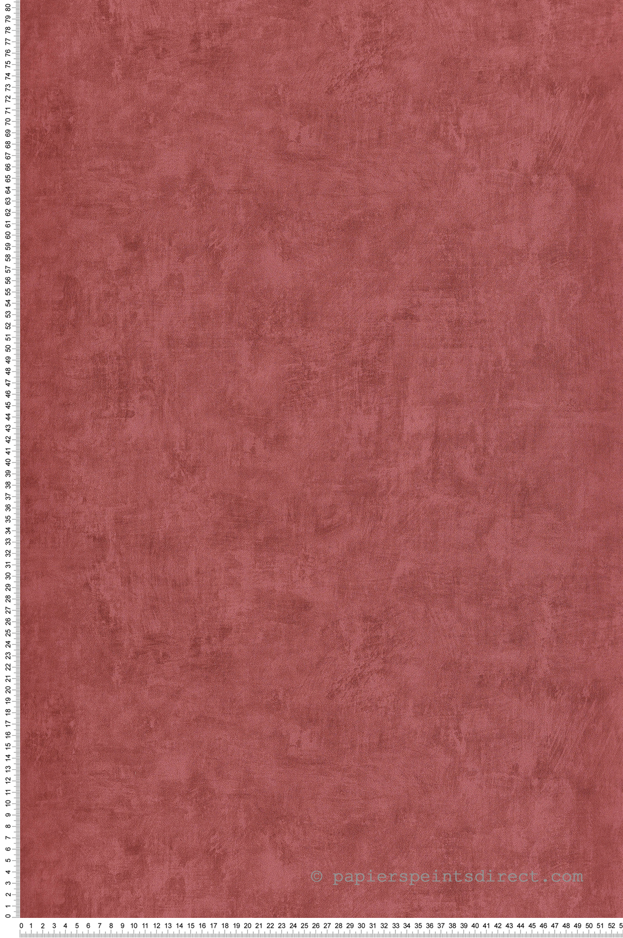 Papier peint Faux Uni rouge - Jardin d'Eden de Lutèce | Réf. LTC-51203010