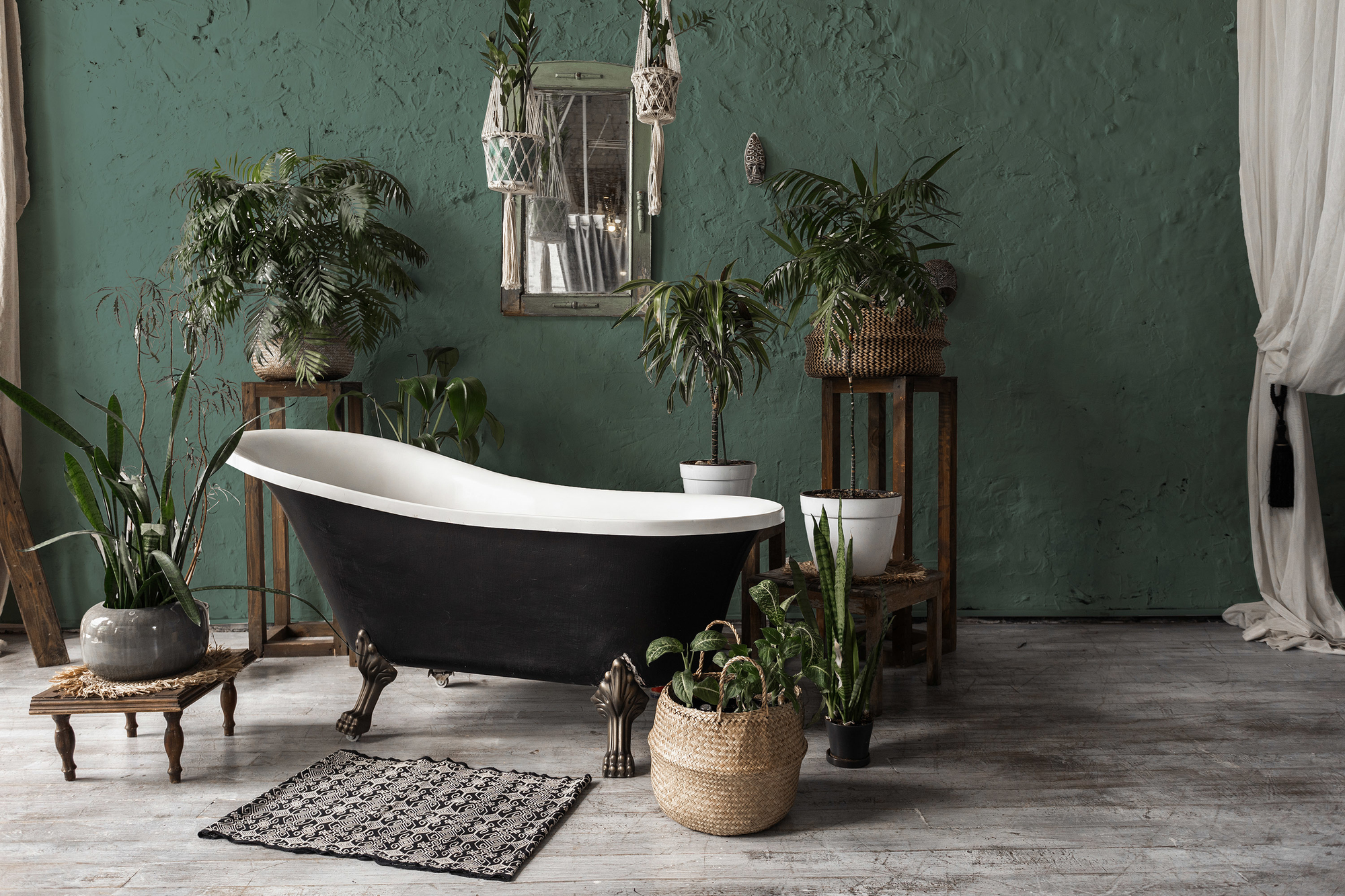 Image d'un pot de 1 litre de peinture Puro vert emerald green - c4010