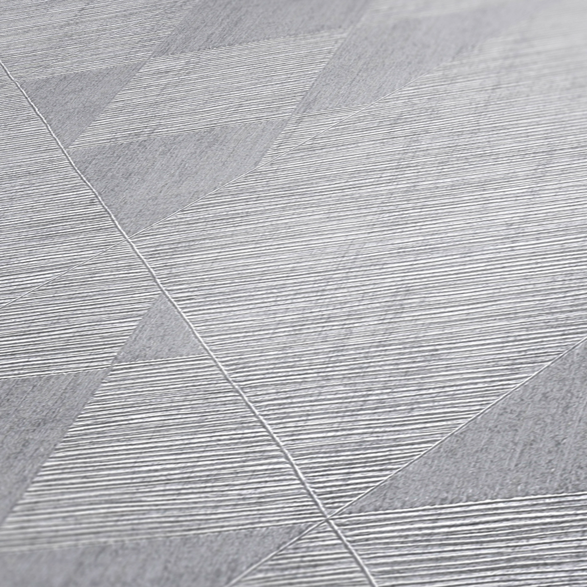 Papier peint Métallisé Matière Losange gris fer - Titanium 3 d'AS Création | Réf. SP15587