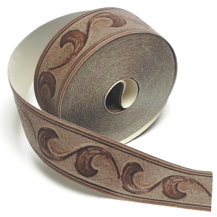 Galon Arabesques marron - Collection Bordures & Galons de Montecolino