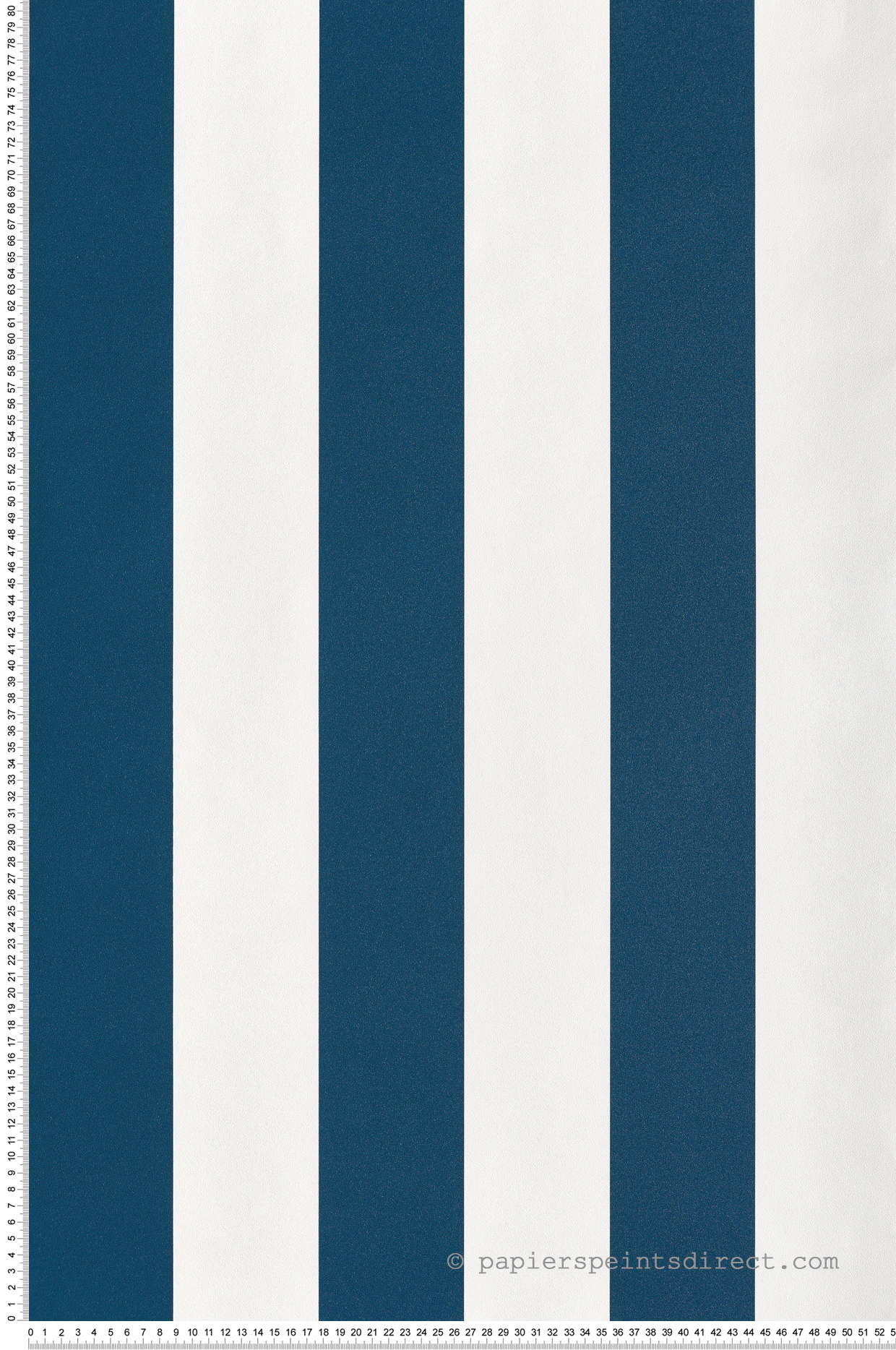Papier peint Large Rayure bleu marine - Cuisines & Bains de Lutèce | Réf. LTC-51231611