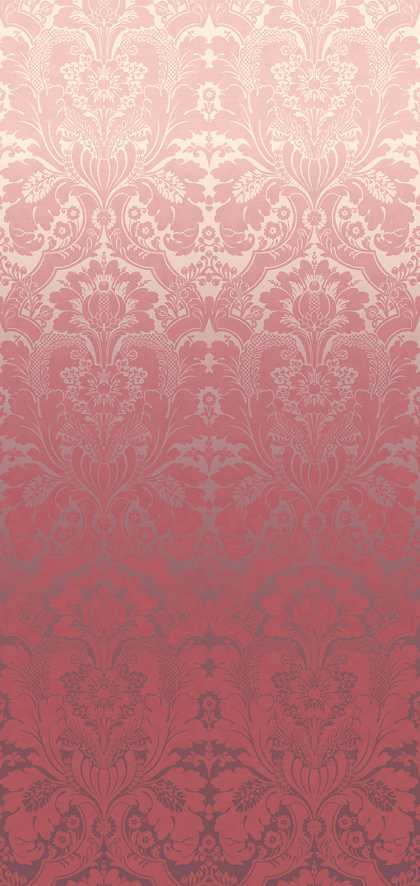 Papier peint St James's Park Cherry Fade - Collection London Wallpapers V de Little Greene