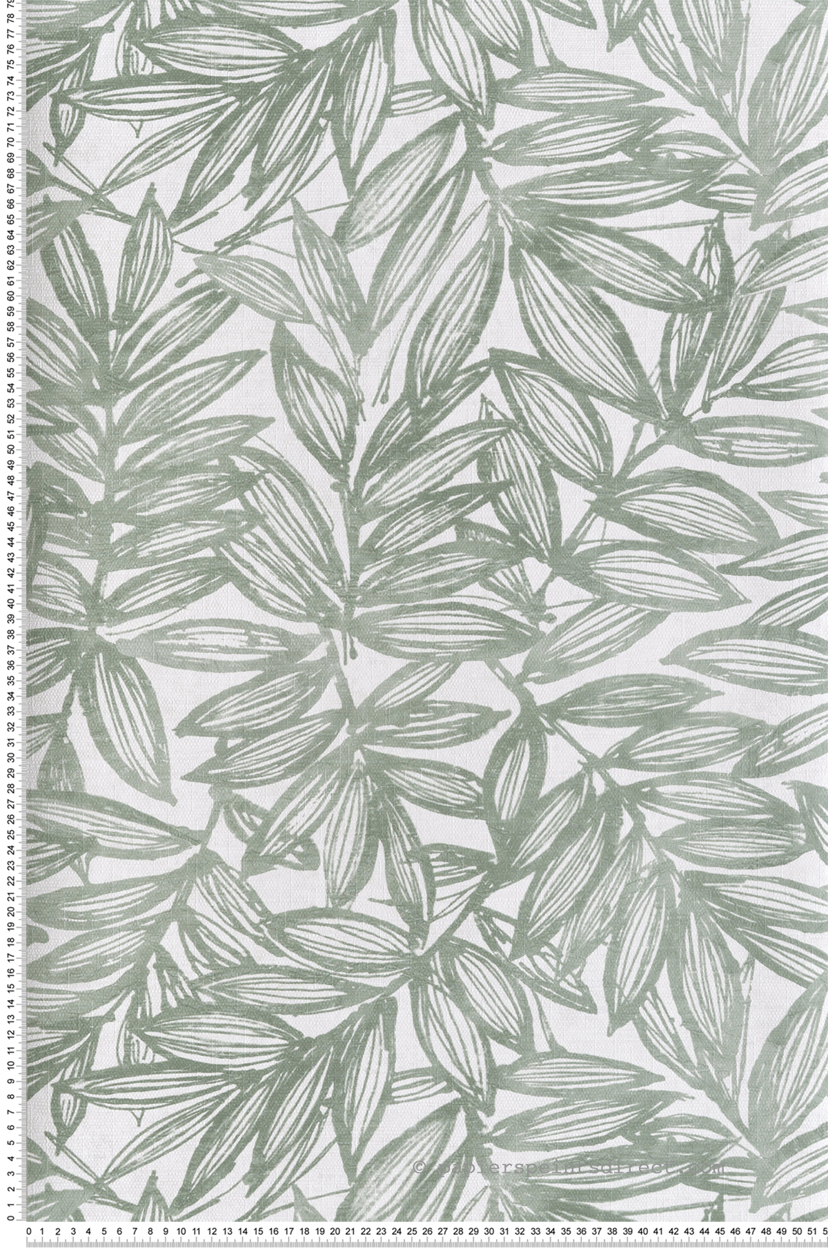 Papier peint Feuillage Rythmic vert - Harmony de Lutèce | Réf. LTC-FD27231