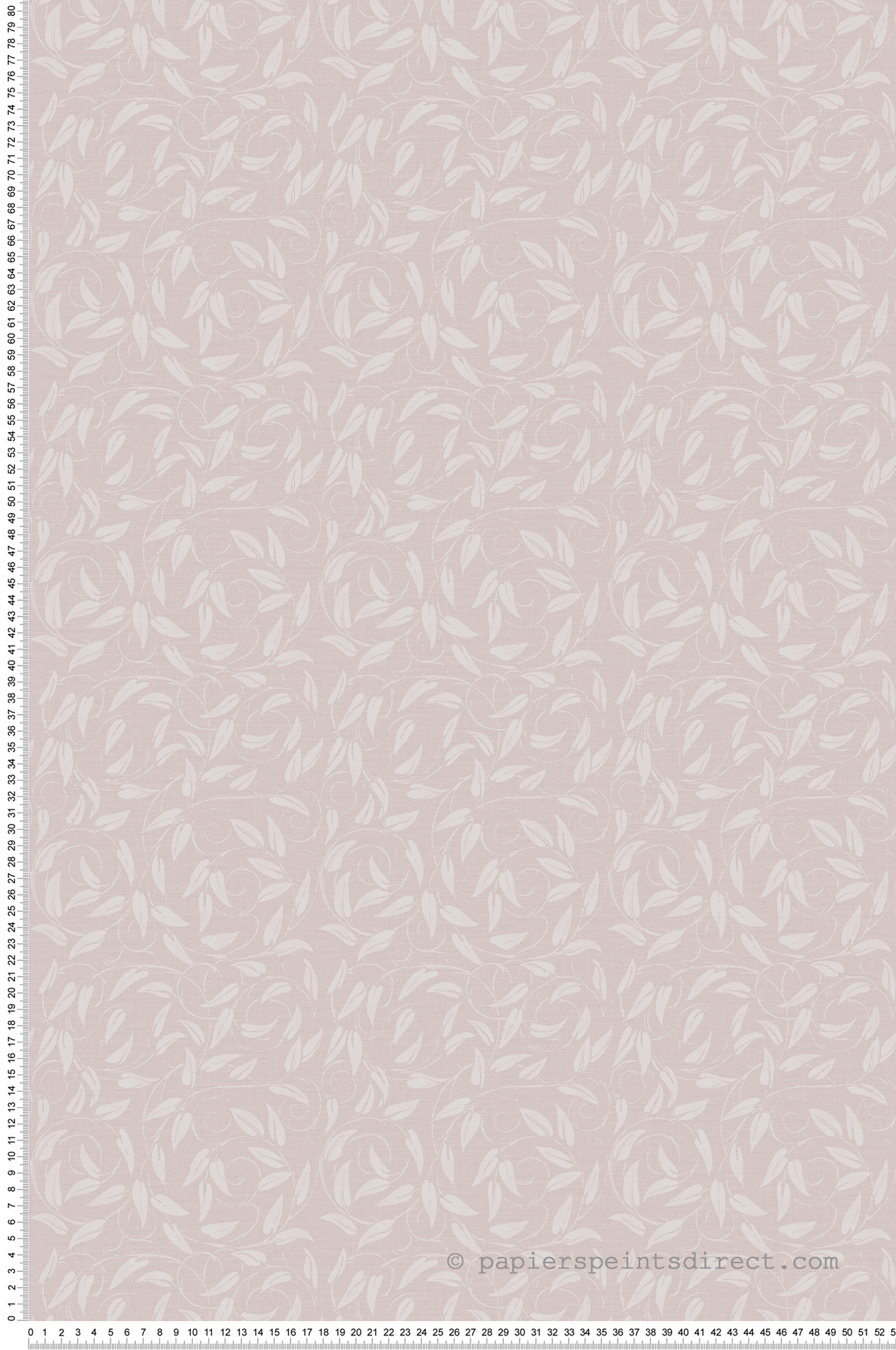 Papier peint Guirlande Feuille Liberty vieux rose - The Wall Llewelyn-Bowen de Lutèce | Réf. LTC-LB25161