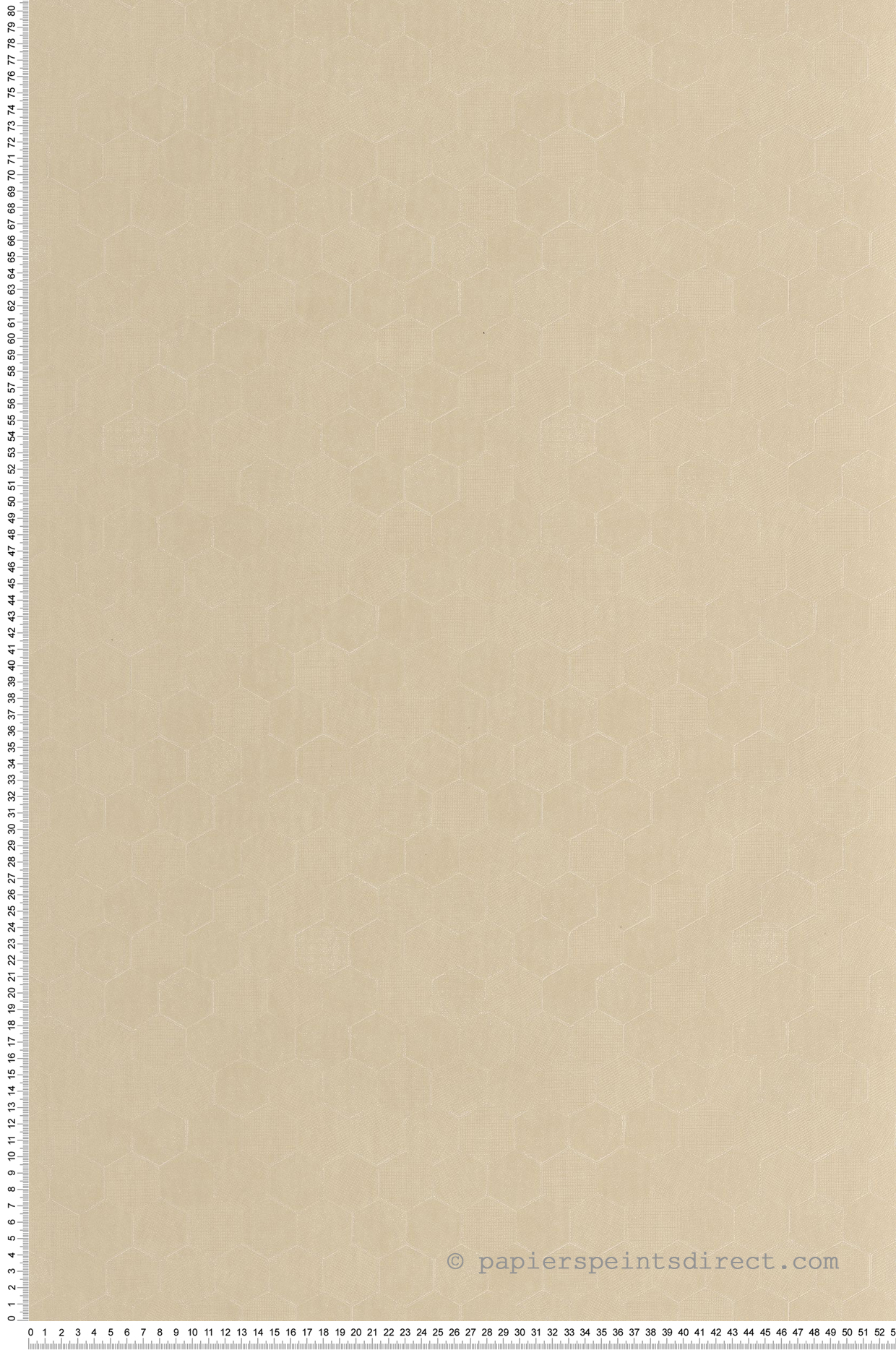 Papier peint Hexagone Meli beige sable - Solaris de Casadéco | Réf. SOLA201911497