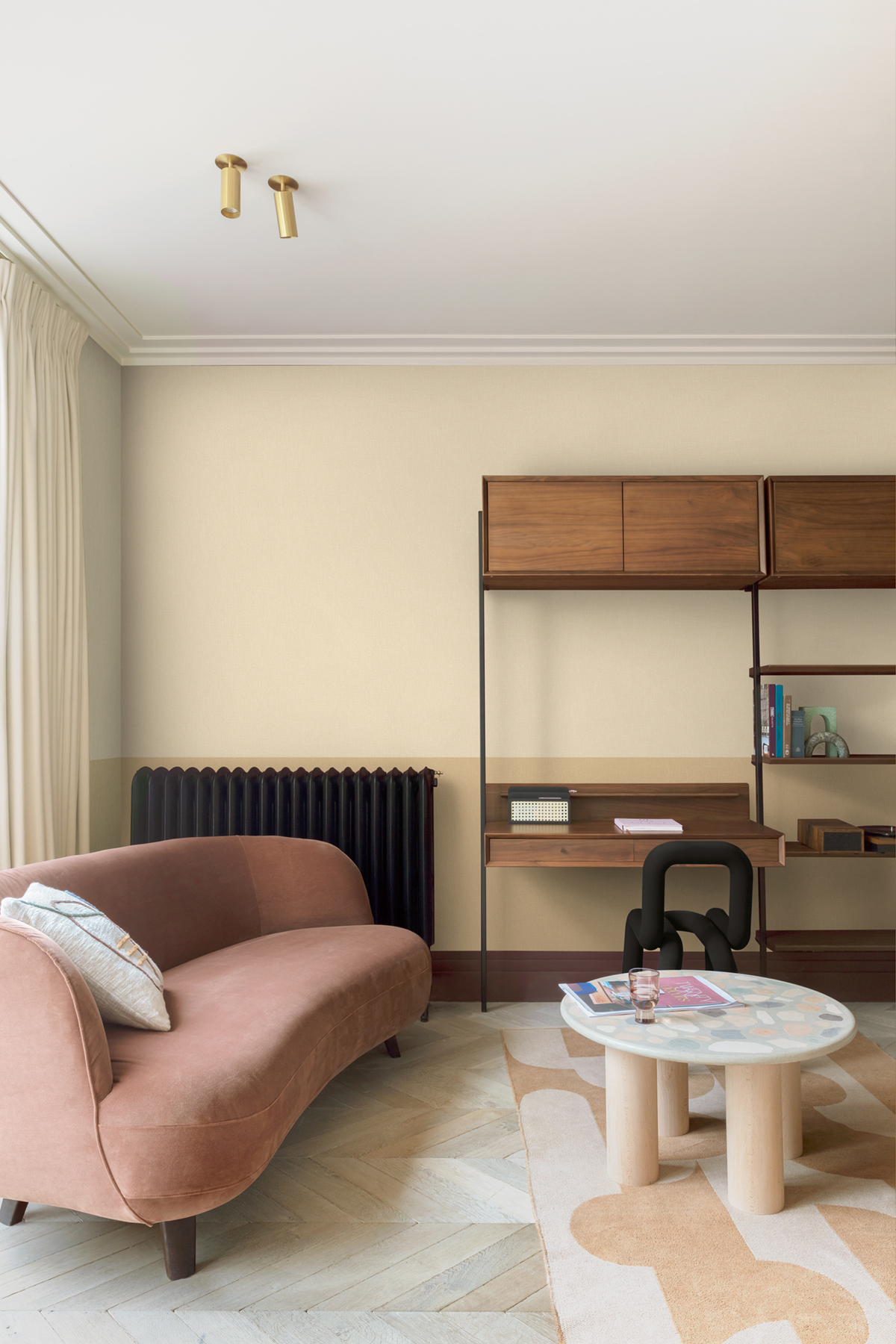 Papier peint Uni Tissé écru - Pure & Protect - Ambiente de Montecolino | Réf. MC-AT1017