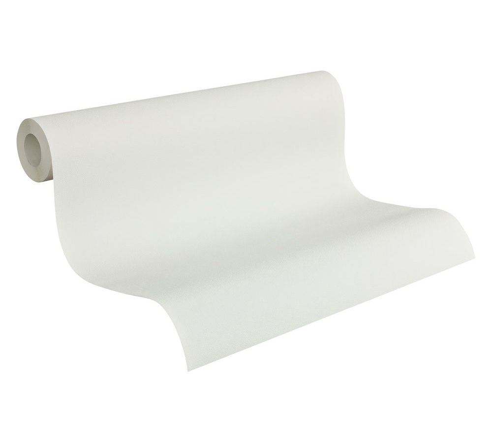 Papier peint Uni Toile blanc - Pure Elegance d'A.S. Création AMBR | Réf. AS-211798