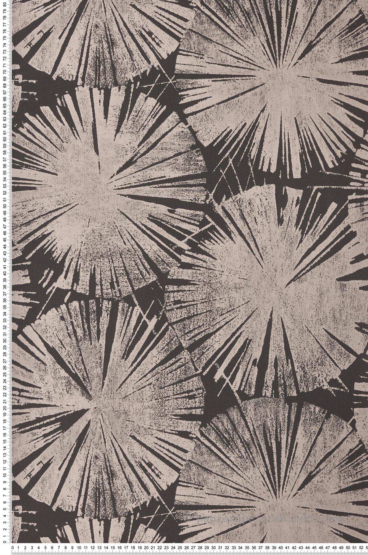 Papier peint Feuille Nénuphare noir - Gingko de Casadéco | Réf. GINK86229409