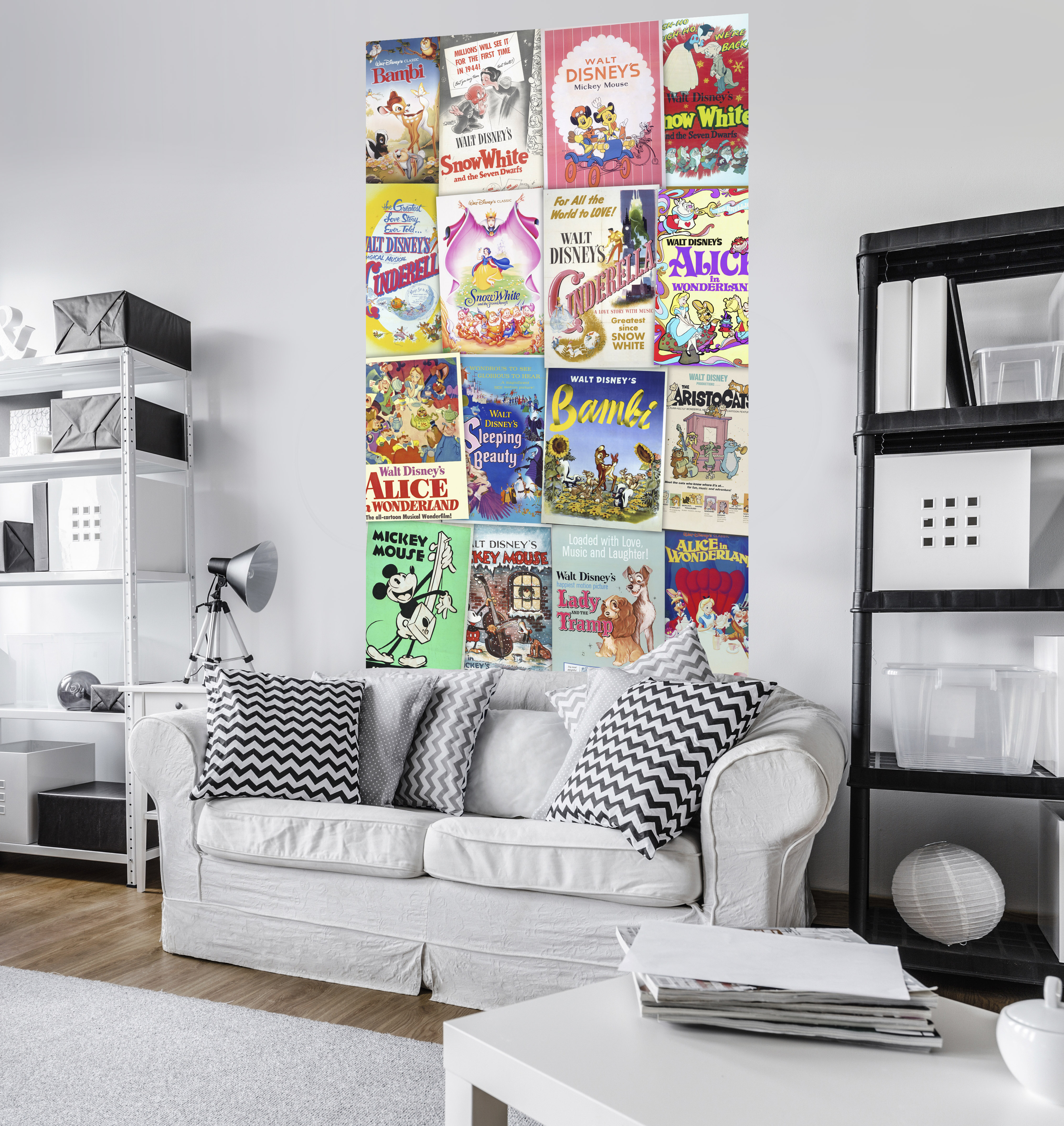 Disney Movie Posters Retro Girls- Papier peint XXL Komar